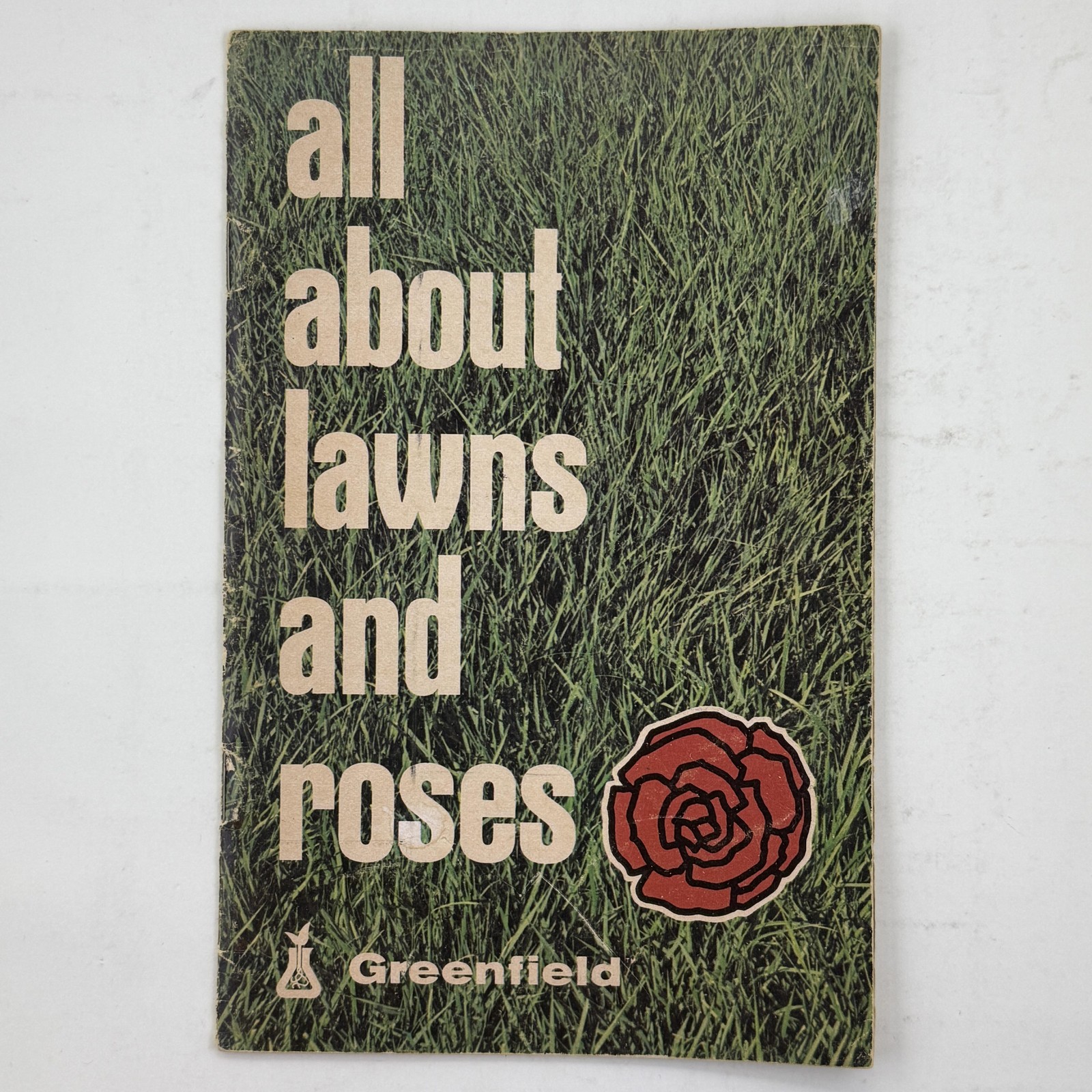 Vintage Greenfield All About Lawns And Roses Advertising Brochure Green USA