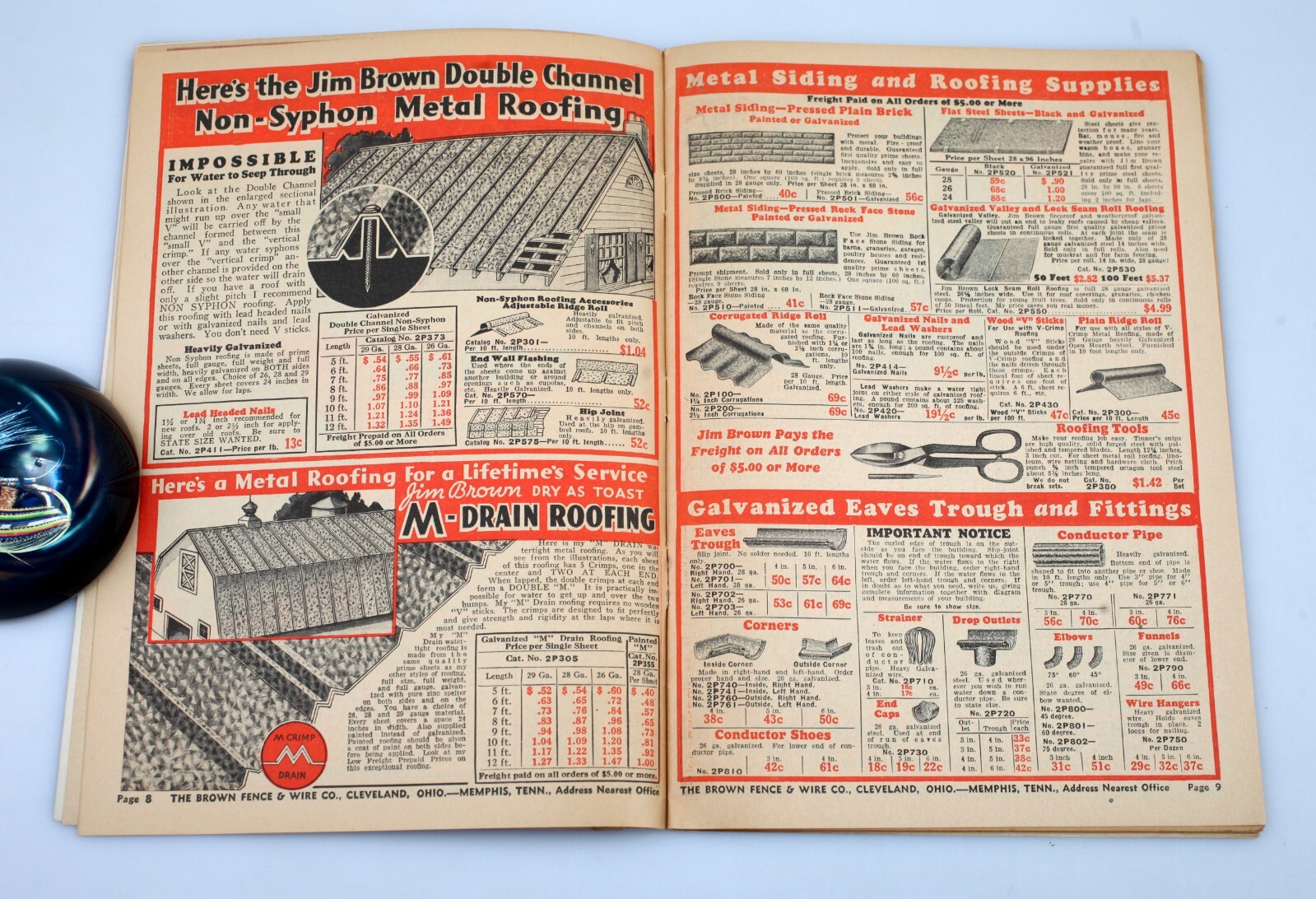 1930s Jim Brown&rsquo;s Fence & Wire Bargain Book Farm Supply Catalog Cleveland