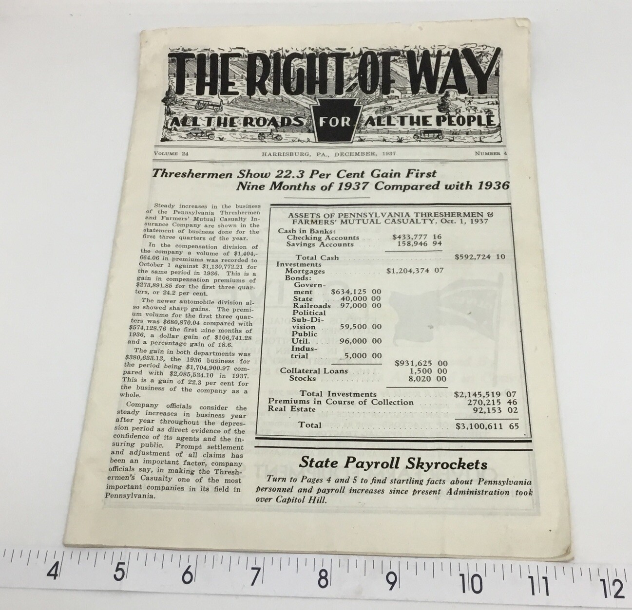 1937 Frick Machinery Co. Sales Brochure Waynesboro PA Threshermen Right of Way