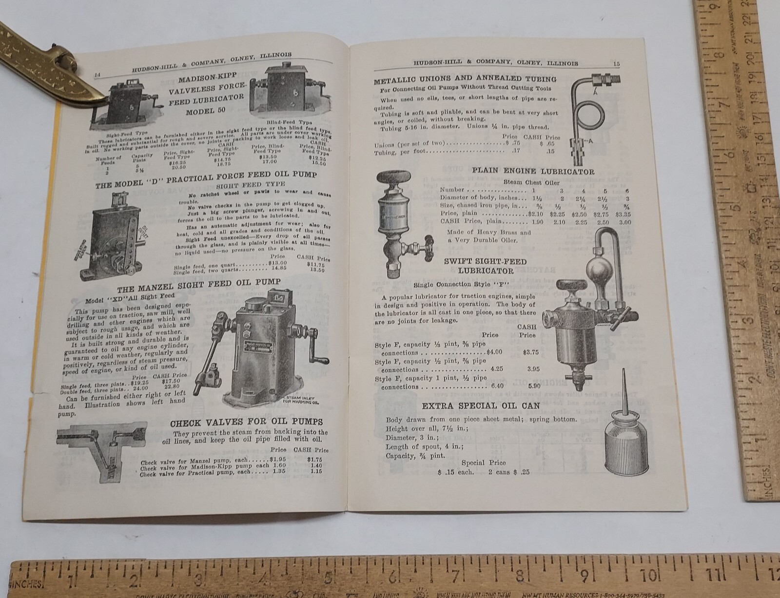 1931 – THRESHER SUPPLIES / MILL SUPPLIES – HUDSON-HILL & CO – listing #5347