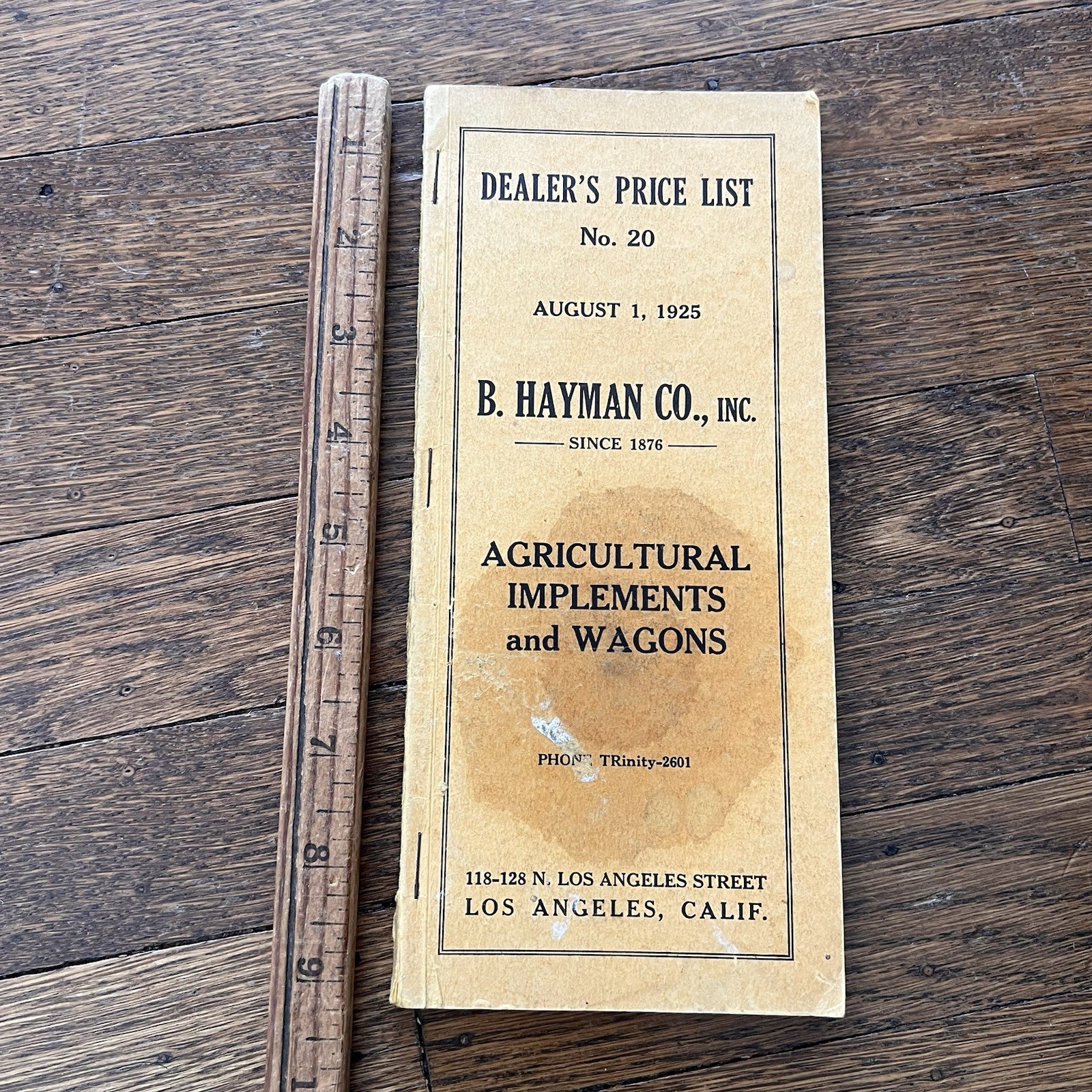 1925 B Hayman Catalog Los Angeles Farming Equipment Vintage Agriculture Rare
