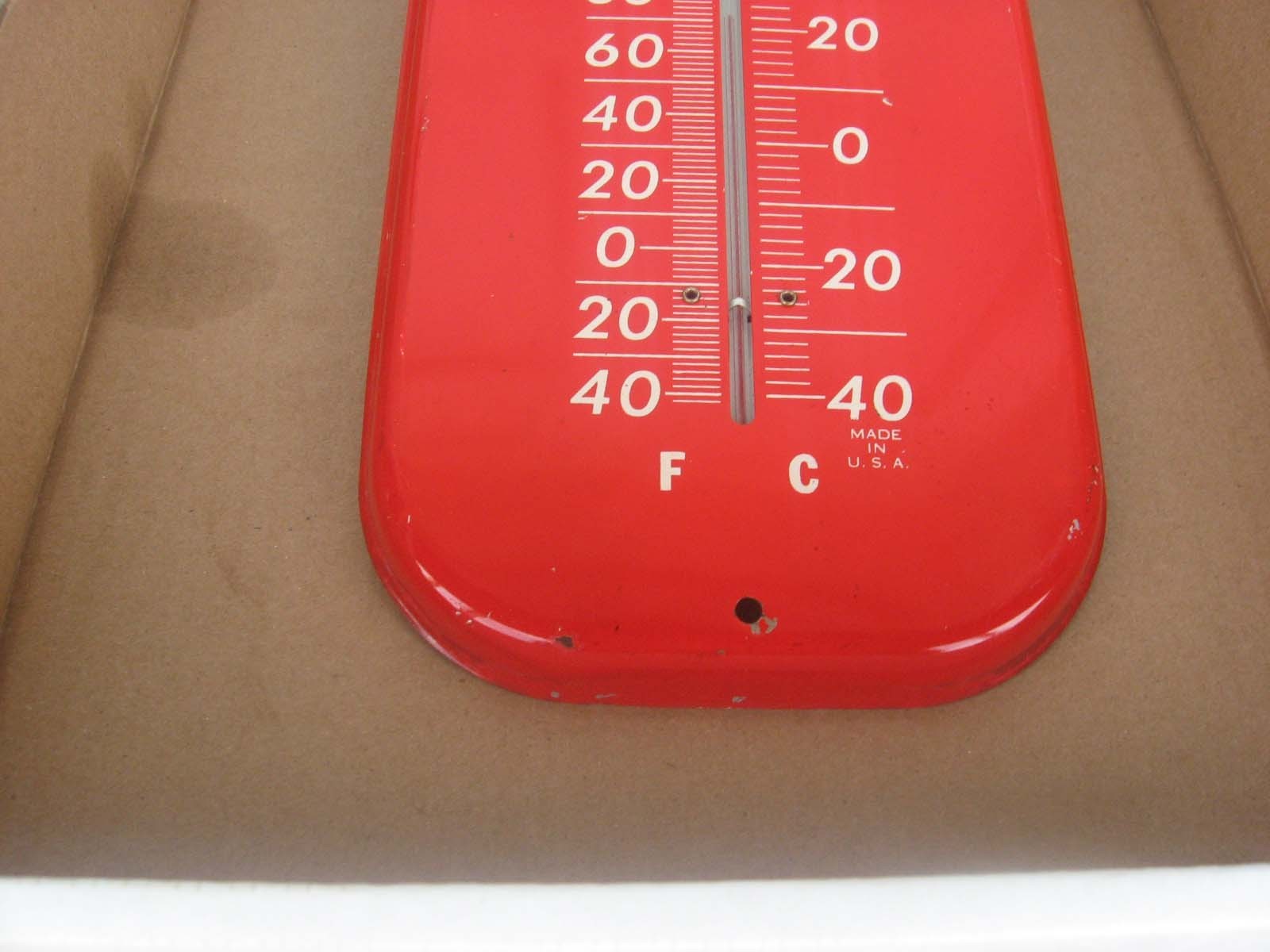 GRAVELY LAWN MOWER GARDEN TRACTOR CO TIN THERMOMETER SIGN