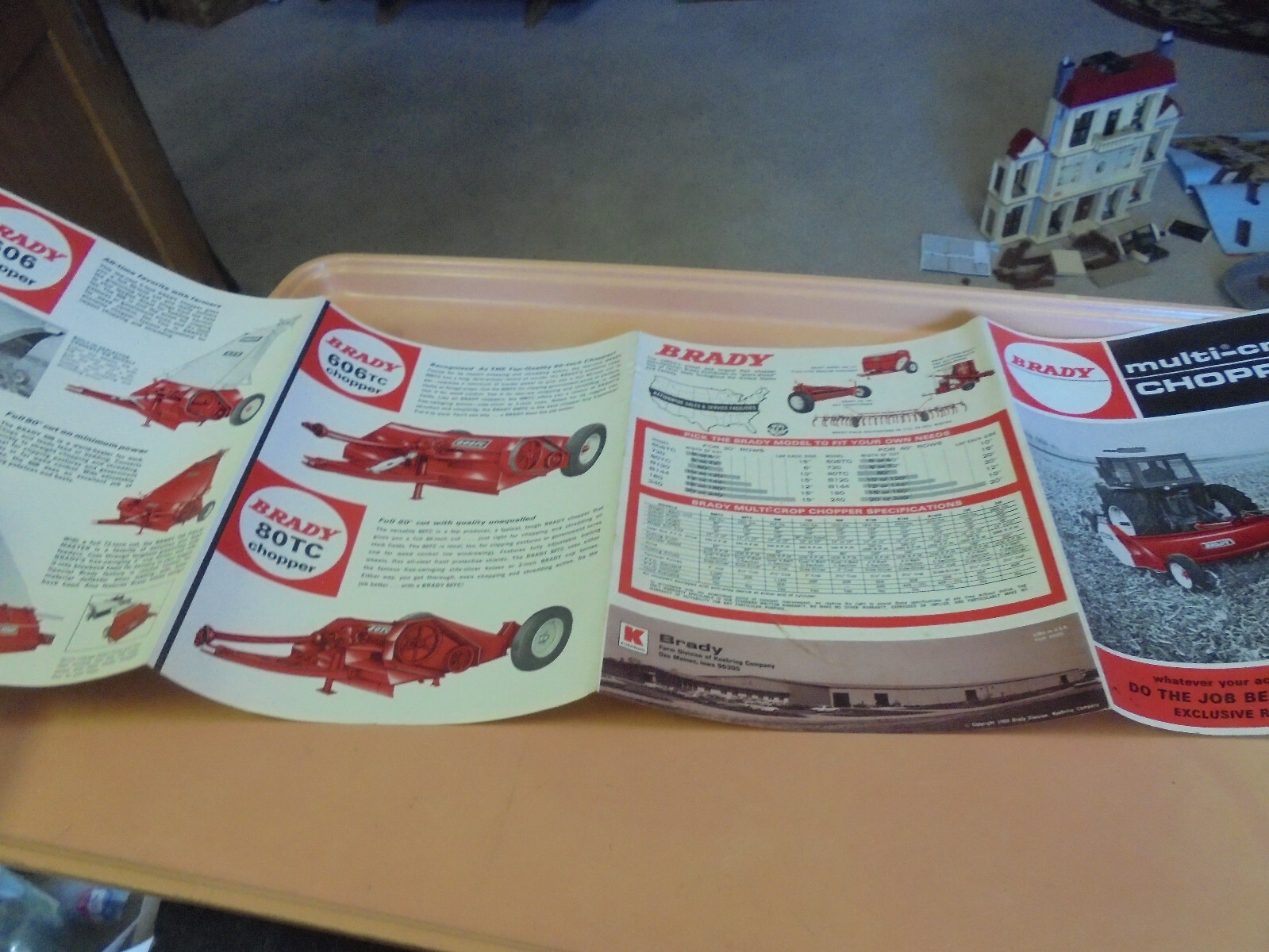 Vintage Brady Multi-Crop Choppers Brochure