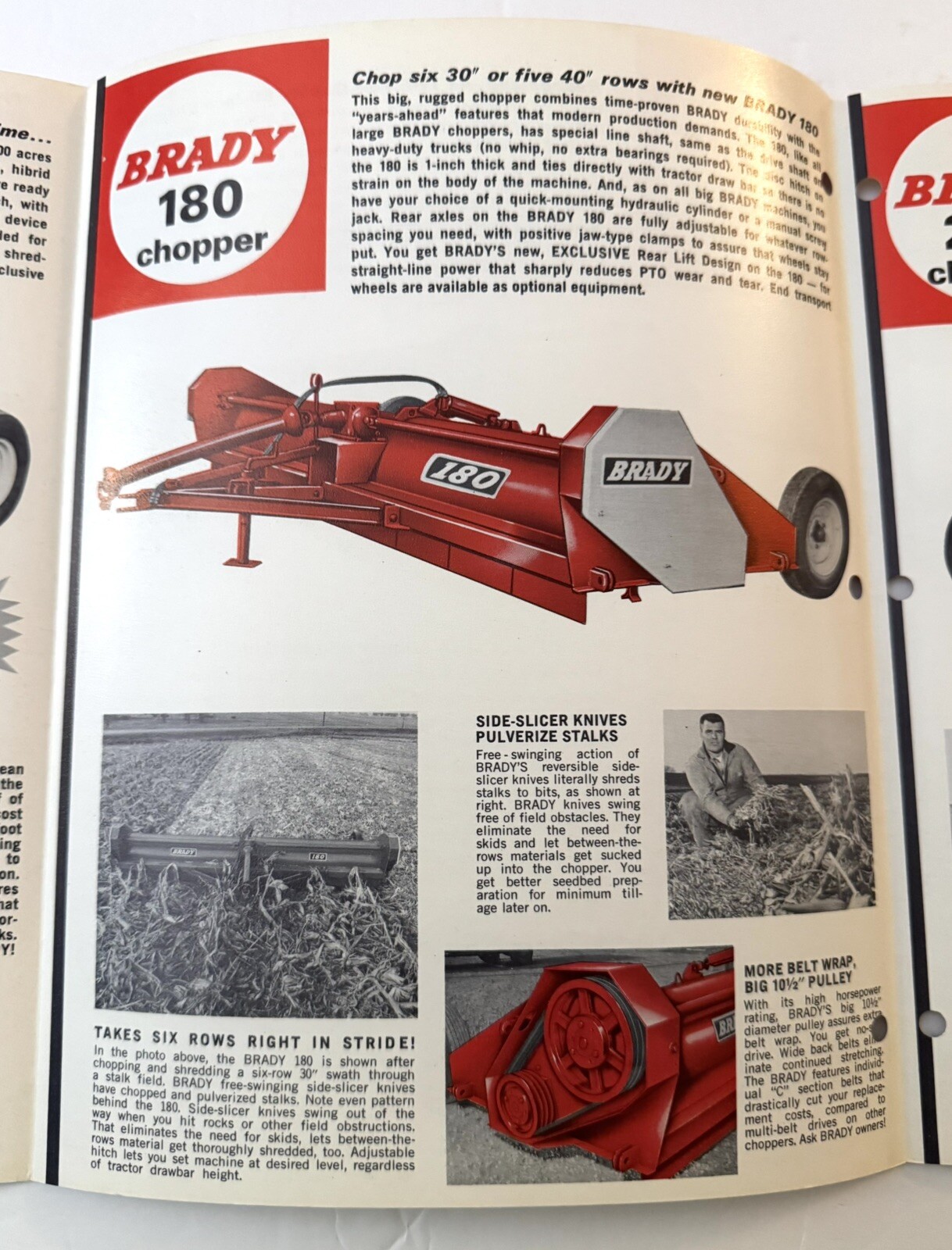 Vintage 1987 Farm Equipment Fox Brady Multi Crop Choppers Dealer Sales Brochures