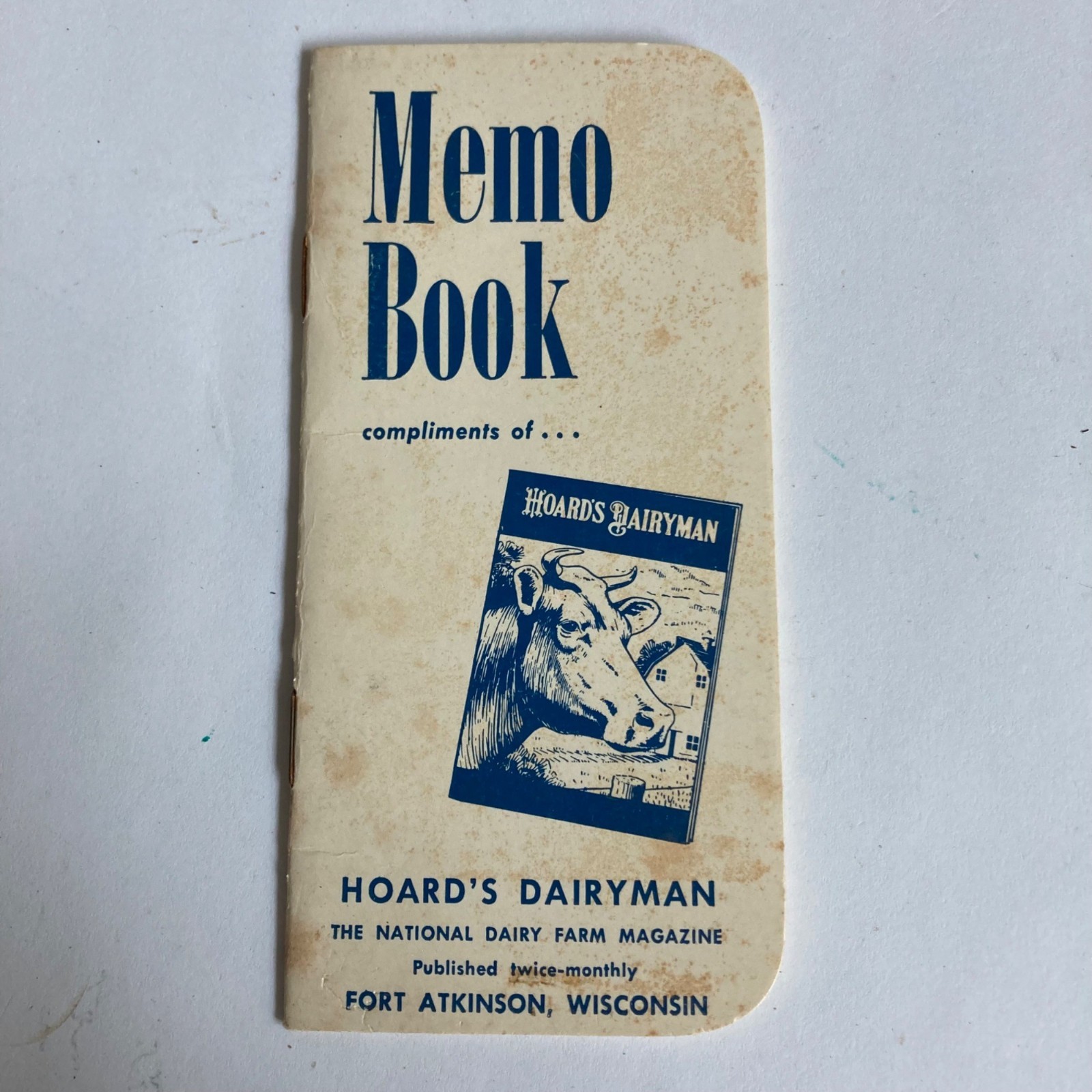 Vintage 1949 Farmer&rsquo;s Pocket Ledger, 1972 Memo Book & REAL Dairy Pencil