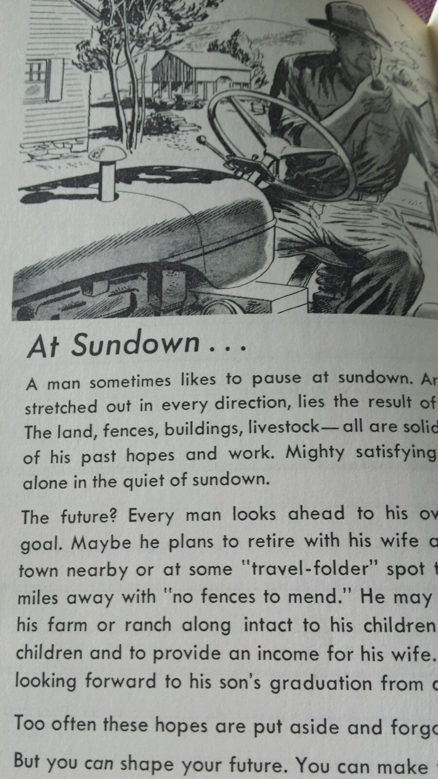 VTG EARLY 1960&rsquo;S PRUDENTIAL INSURANCE CO HANDBOOK FOR FARMERS & RANCHERS