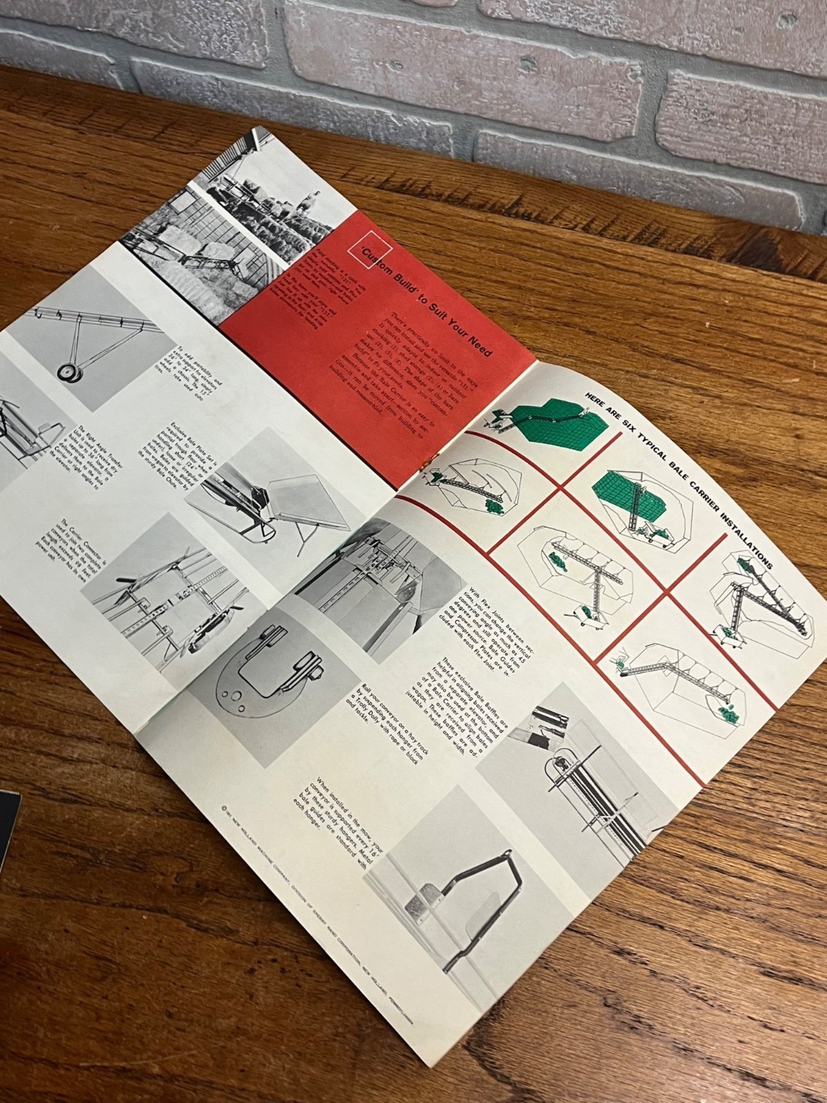 Vintage New Holland Farm Sale Brochures Feed Bunks 131 Bale Carrier 155 Elevator