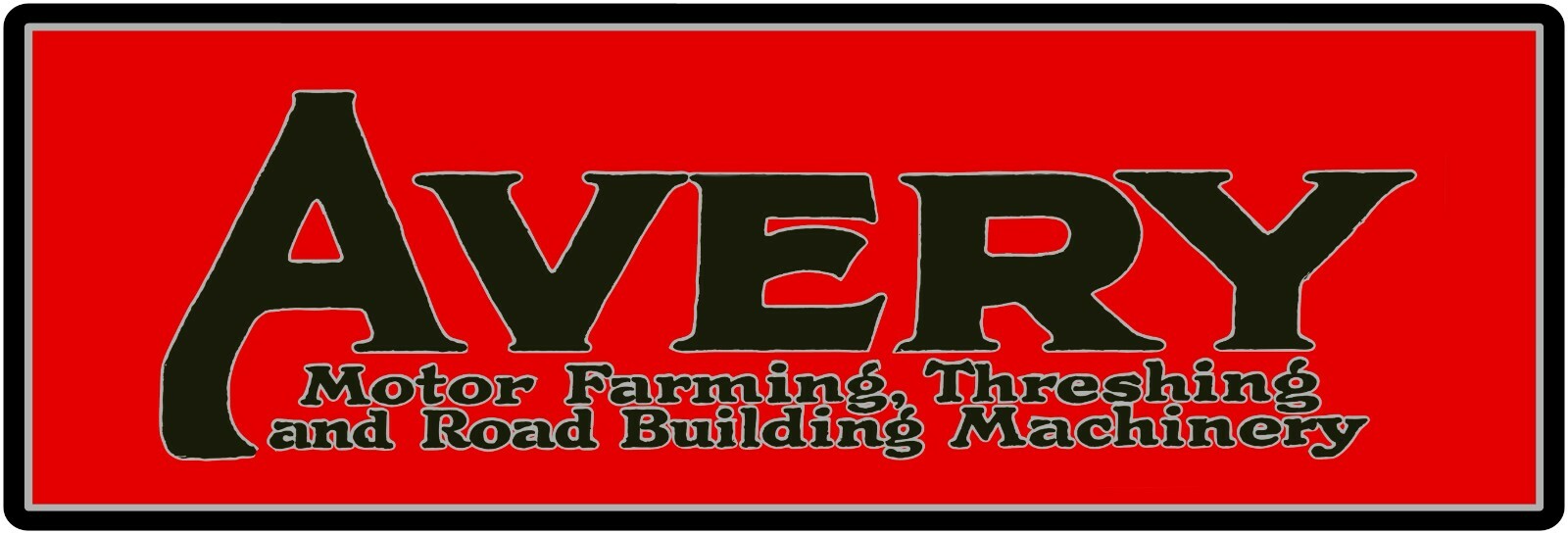 Avery Tractors & Farm Machinery Sign – 12&Prime; x 36&Prime; USA STEEL XL Size – 4 POUNDS!