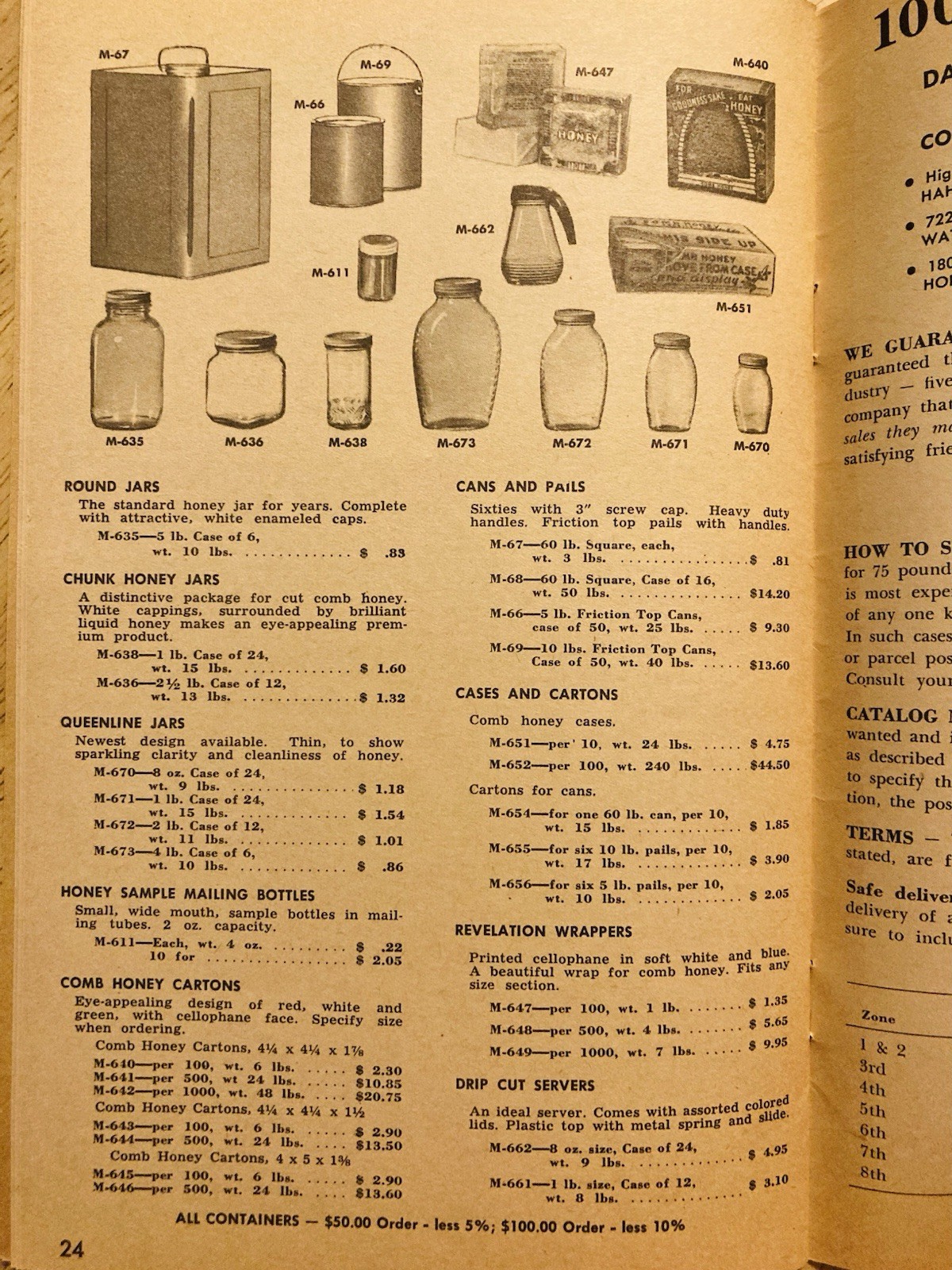 1963 DADANT SONS CO. HAMILTON, ILL. BEEKEEPING SUPPLIES CATALOG IN VG CONDITION