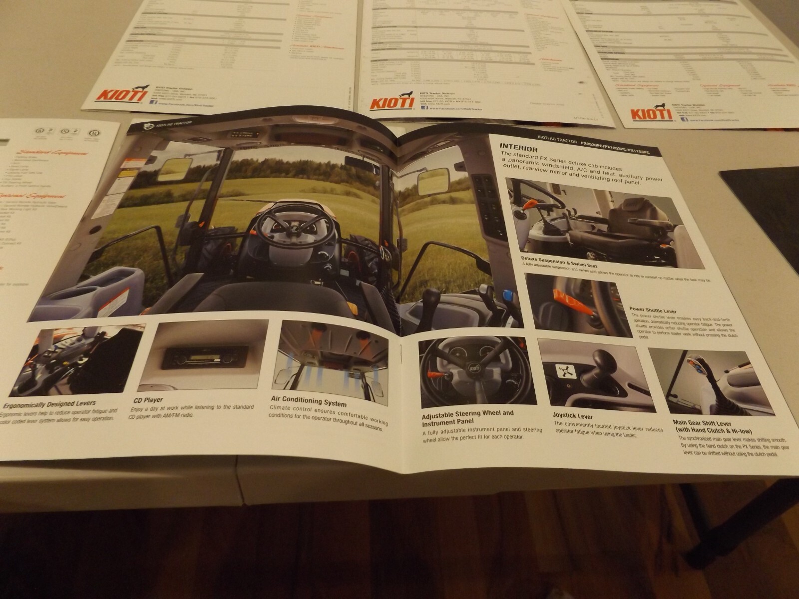 7-pc. KIOTI COMPACT, SUB-COMPACT, UTILITY TRACTORS, 2016