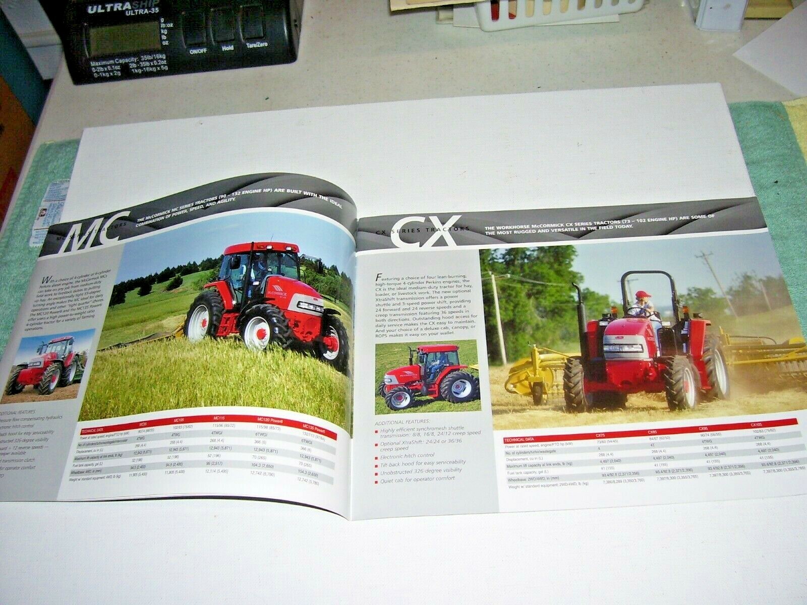 McCORMICK TRACTOR FULL-LINE CATALOG SALES BROCHURE, 2005 with SPECS