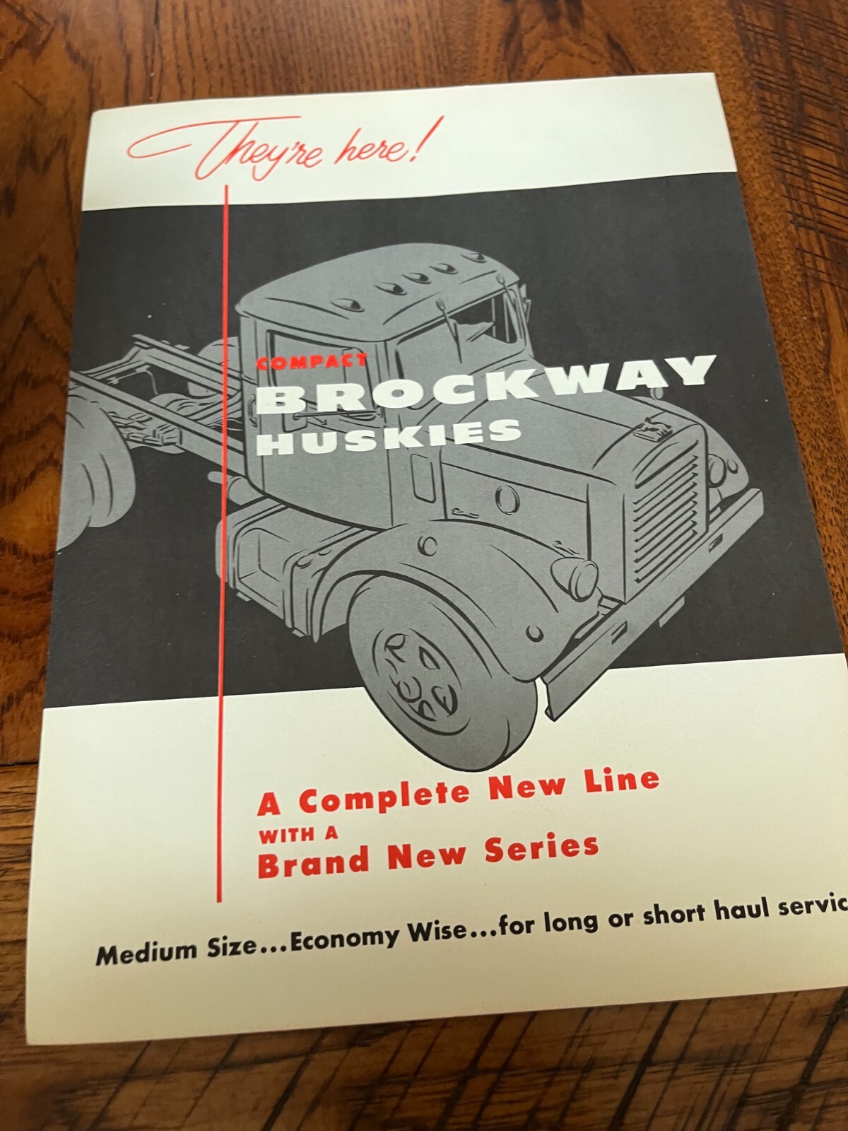 Brockway Compact Huskie Trucks For 1960 Brochure SMPA