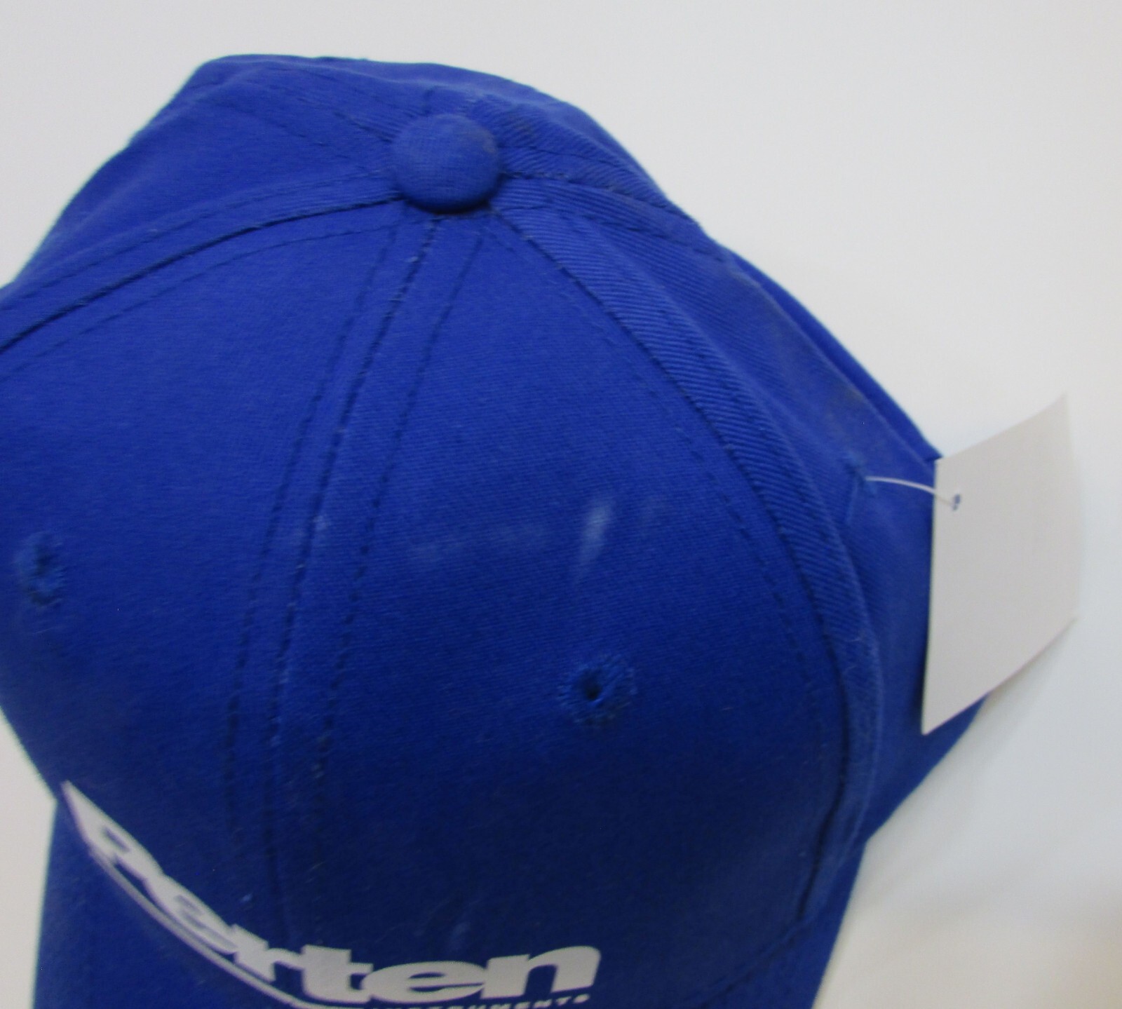 New 1990&rsquo;s Perten Industries Food Testing Equipment Farm Hat Ball Cap FREE S/H