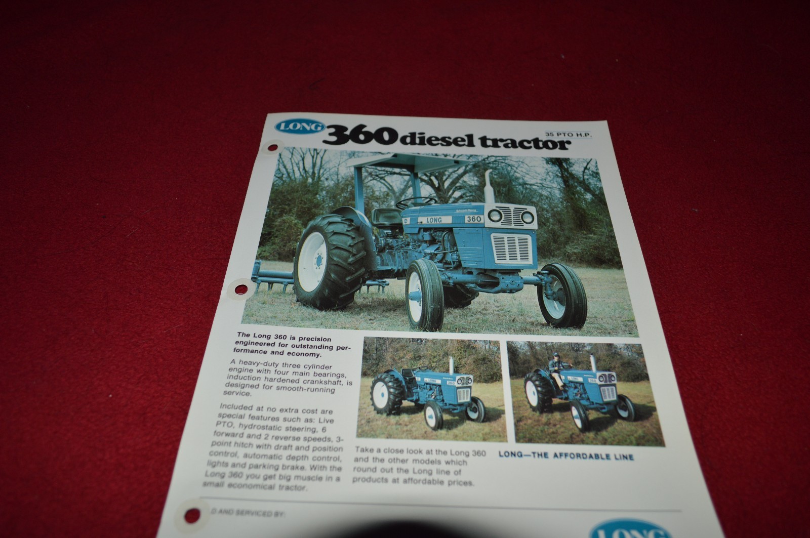 Long 360 Tractor Dealer&rsquo;s Brochure DCPA 2166 8-79