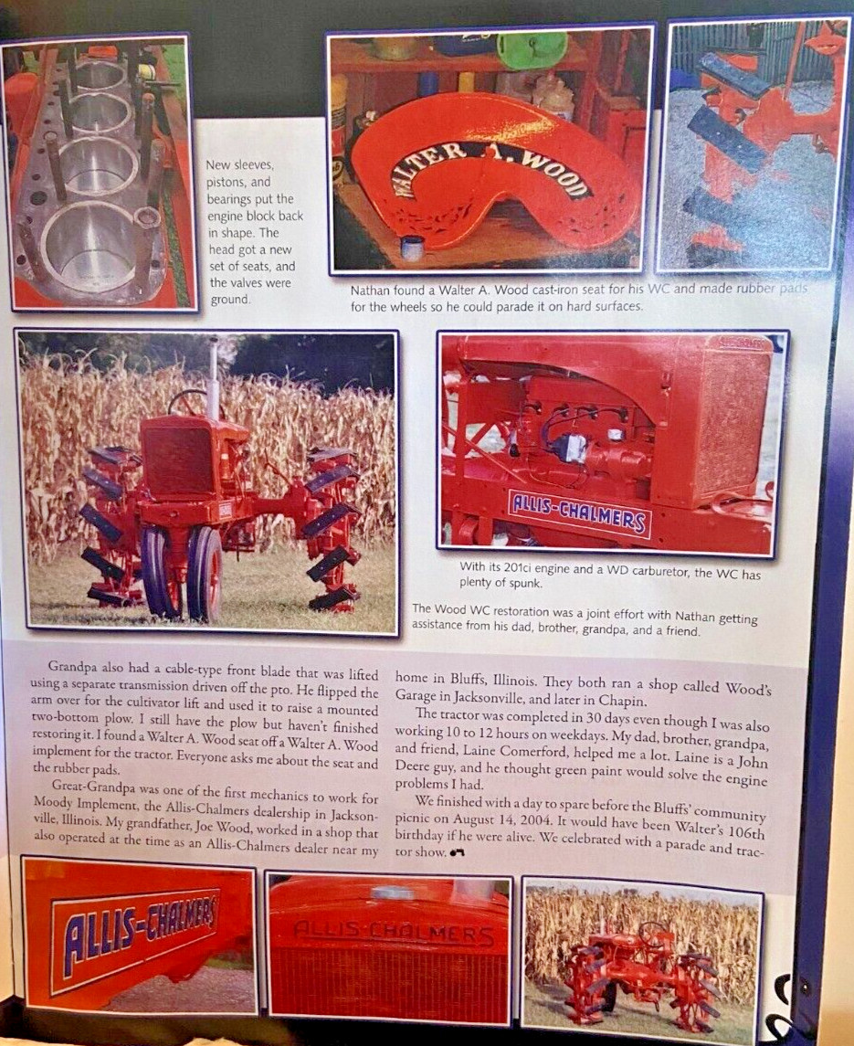 Antique Power Tractor Magazine Jan Feb 2008 1948 Oliver 99 1936 AC WC