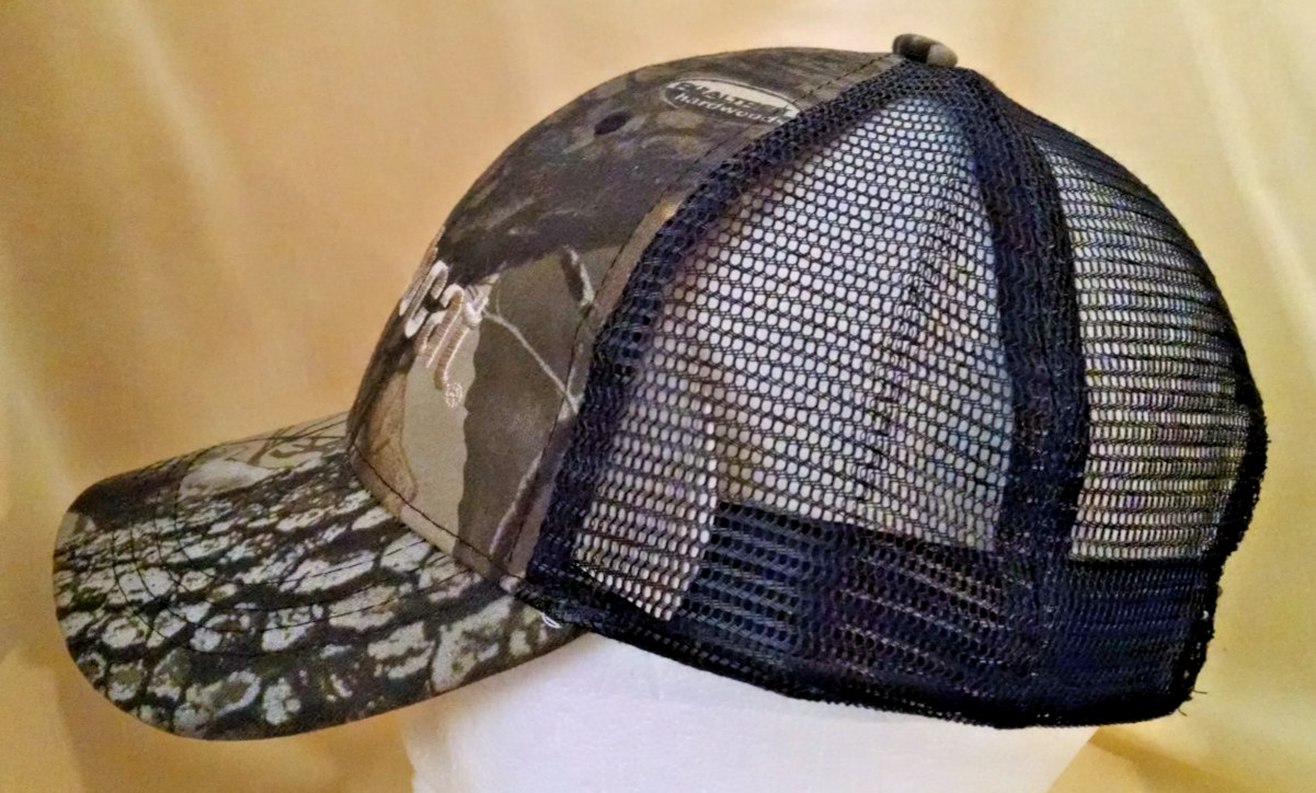 Bobcat Hat Baseball Ball Cap New Camouflage Camo Mesh Adj RealTree Hardwoods