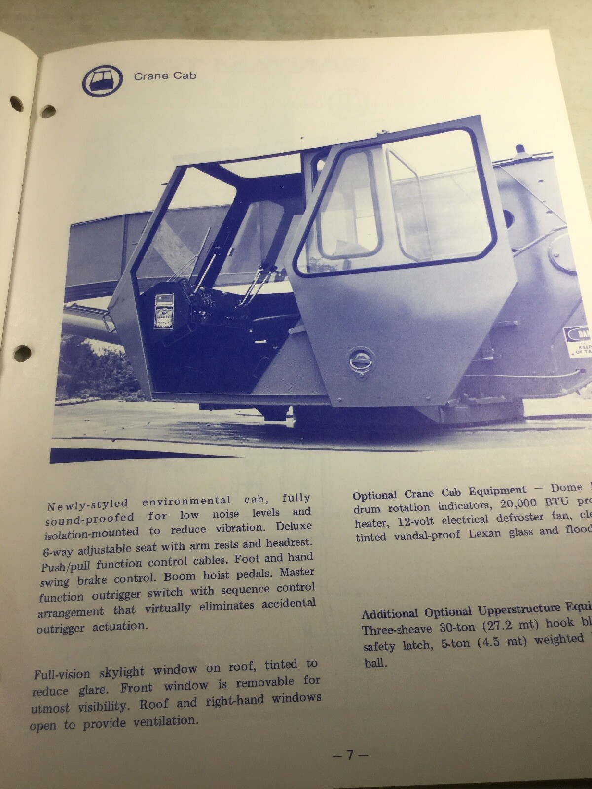 Bantam, Koehring T888 Crane Sales Brochure, Literature