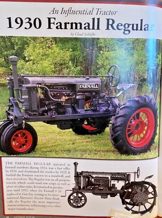 Antique Power Tractor Magazine Jan Feb 2008 1948 Oliver 99 1936 AC WC