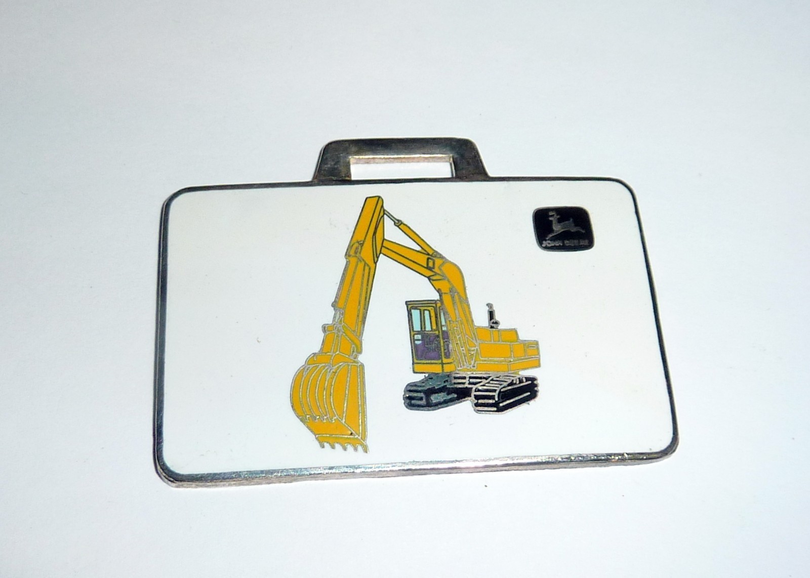 Vintage “Richards Machinery Corp.” / John Deere Dealer Badge / Fob – Excavator