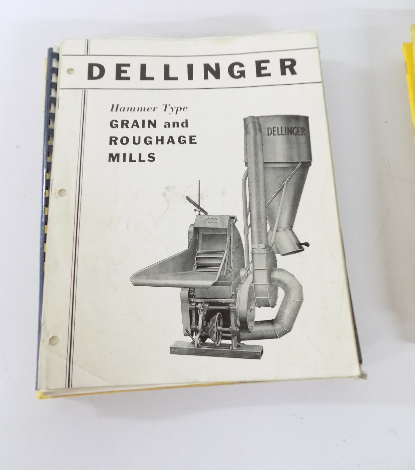 c.1940s Dellinger Mfg Co Custom Hammermills Mill Catalog Brochure LANCASTER PA