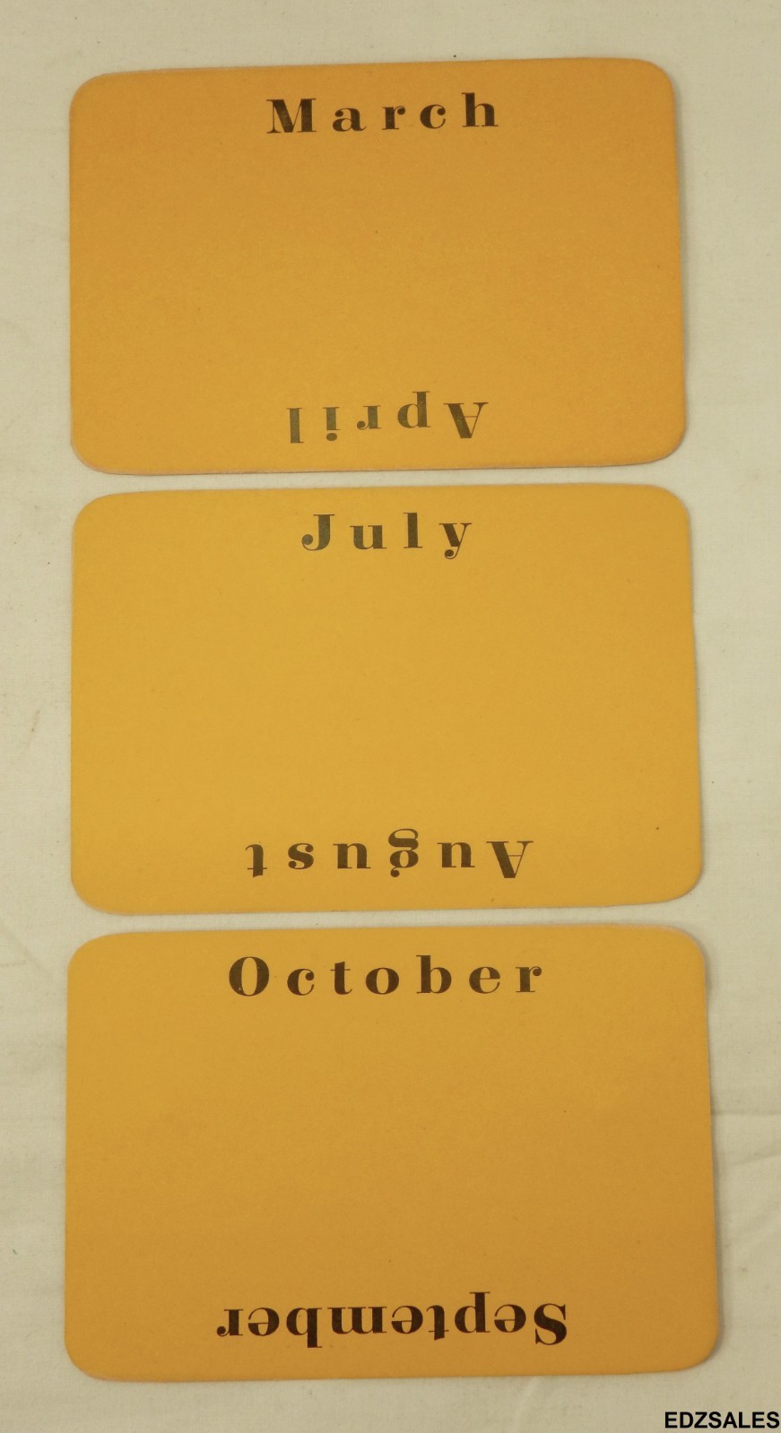 Ohio Farmers Insurance Company Vintage Advertising Perpetual Month Day Calendar