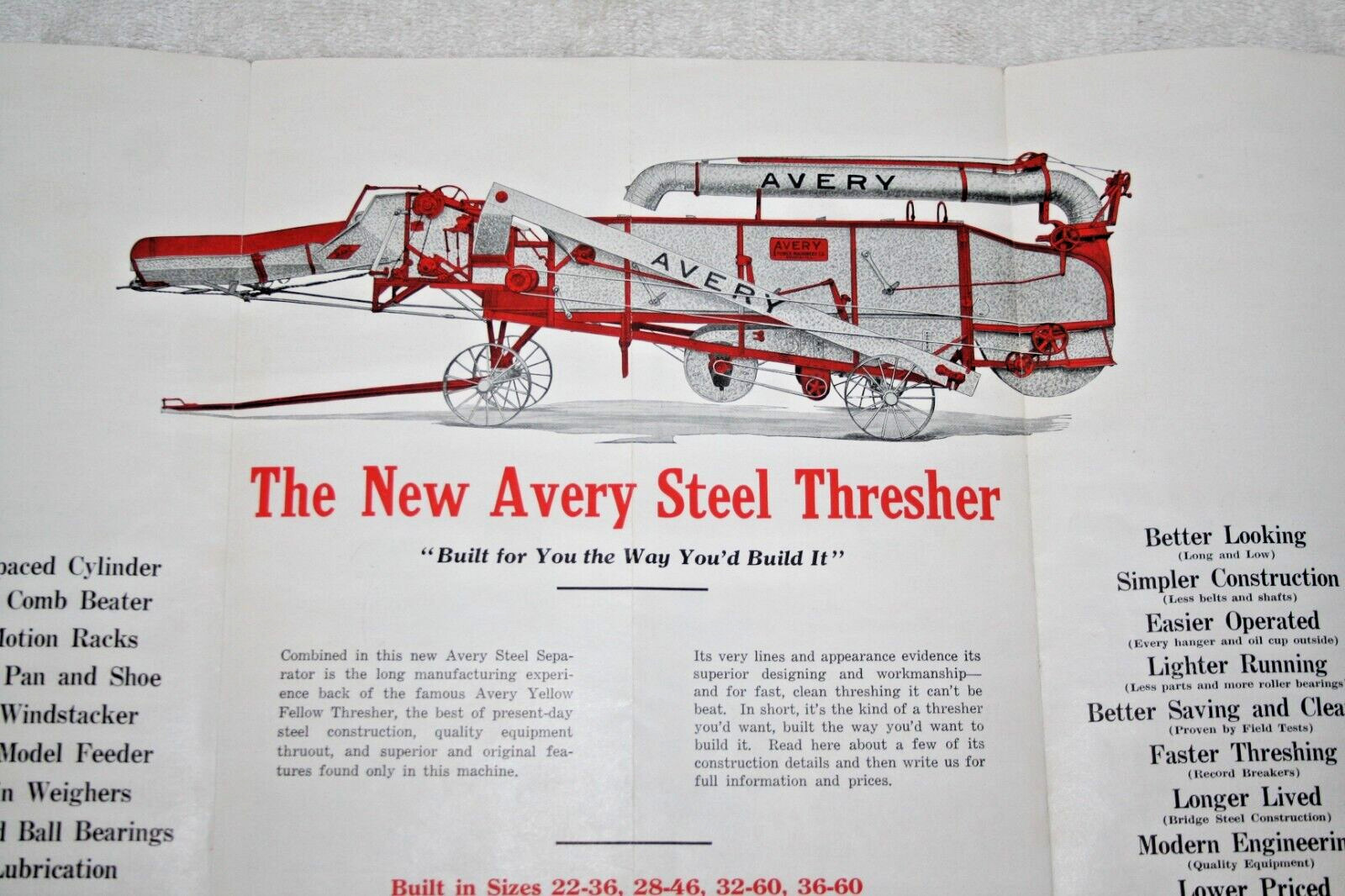 AVERY GRAIN SEPERATOR 1926