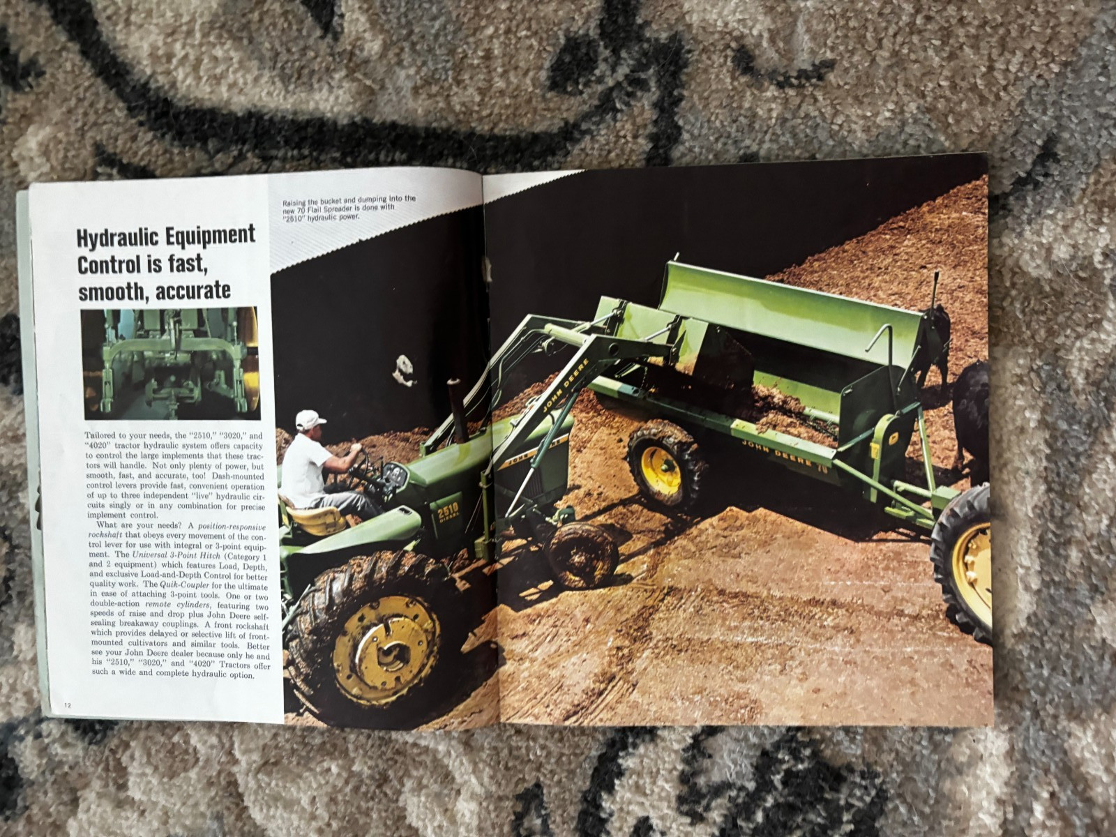 John Deere 2510 3020 4020 TRactor for 1966 Brochure DCPA26