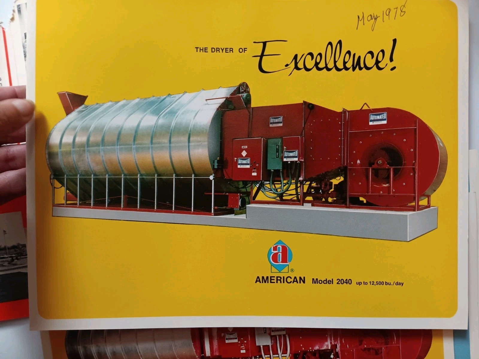 American Farm Equipment Co Sales Advertising Folder With Flyers 1978