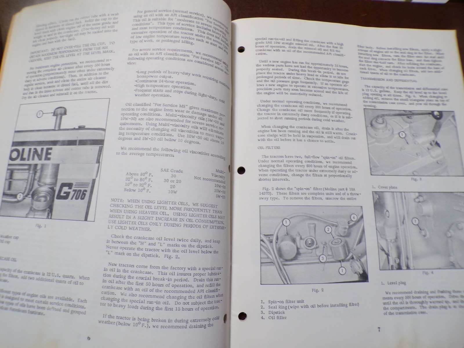 Minneapolis-Moline G-705, G-706 Tractors Operator&rsquo;s Manual