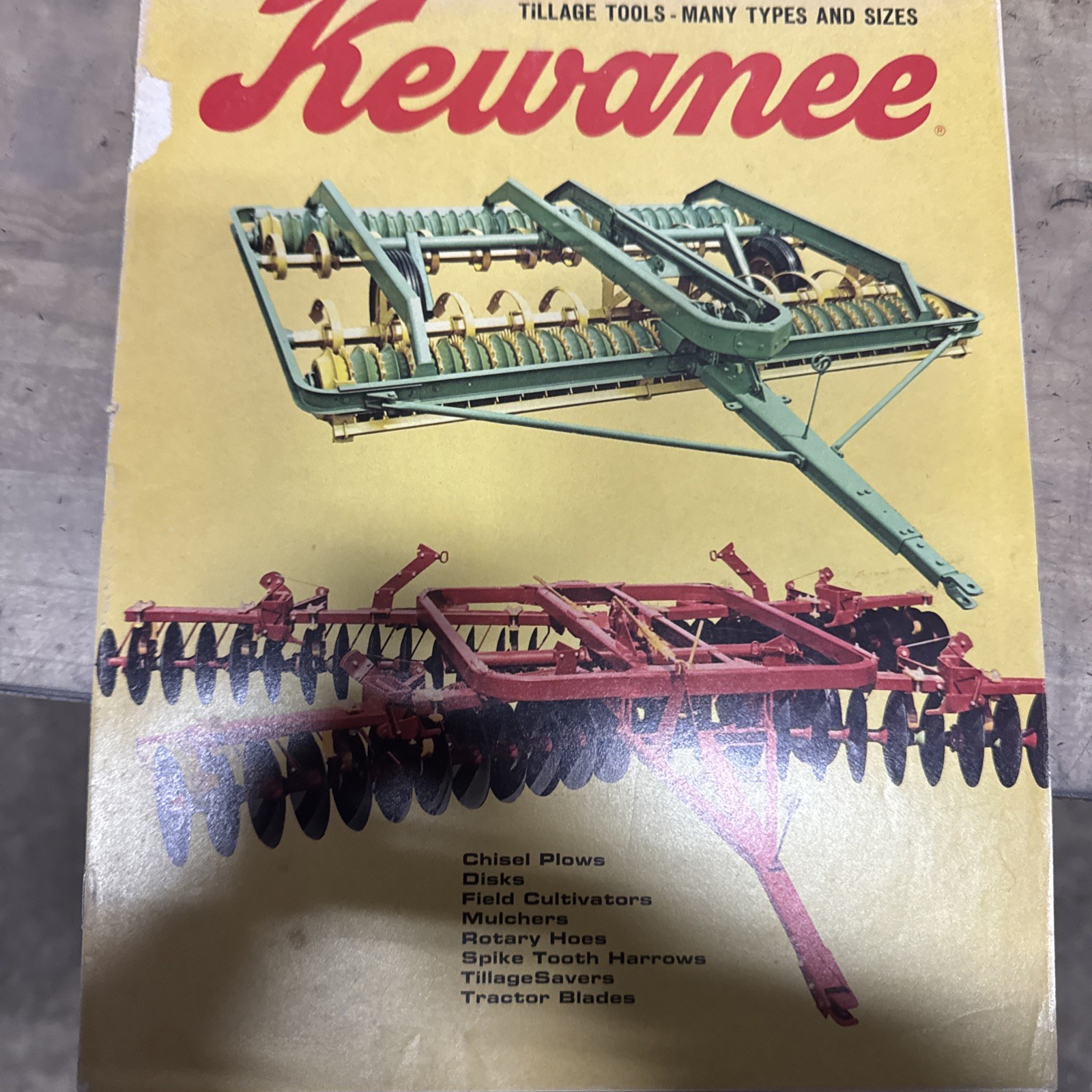 Kewanee Tillage Tools Brochure