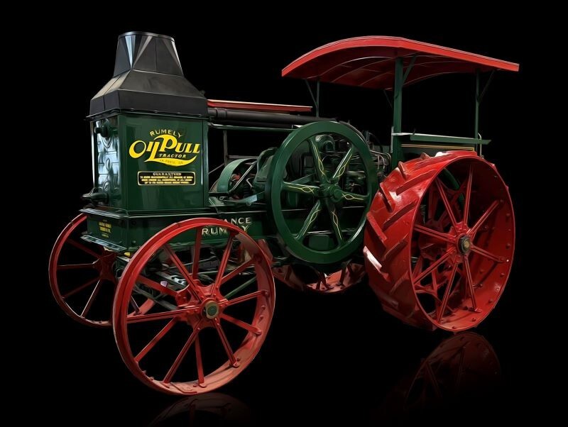 Rumely Oil Pull Tractor NEW METAL SIGN: 9 x 12&Prime; & Free Shipping