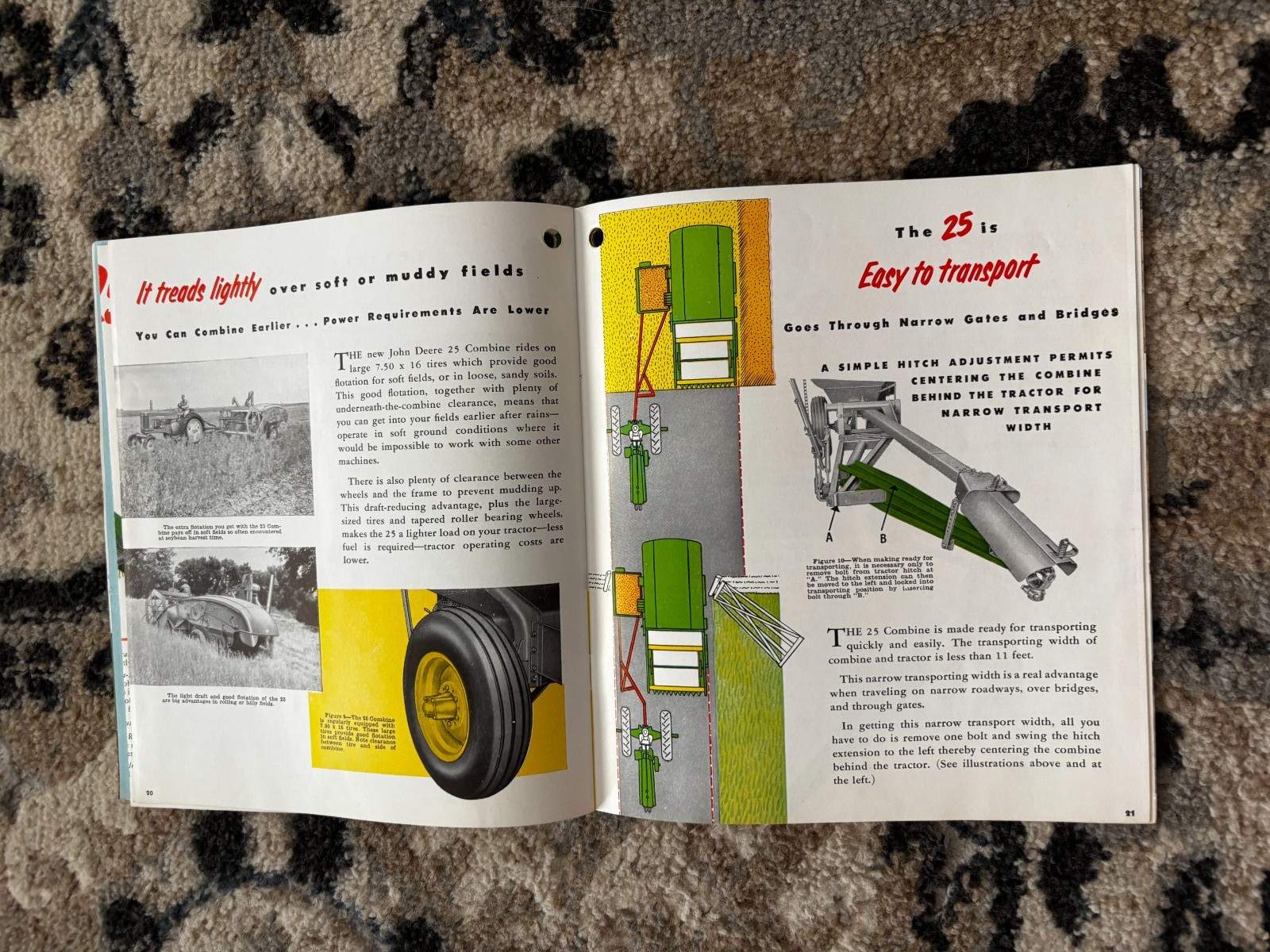 John Deere 25 Combine For 1953 Brochure DCPA26