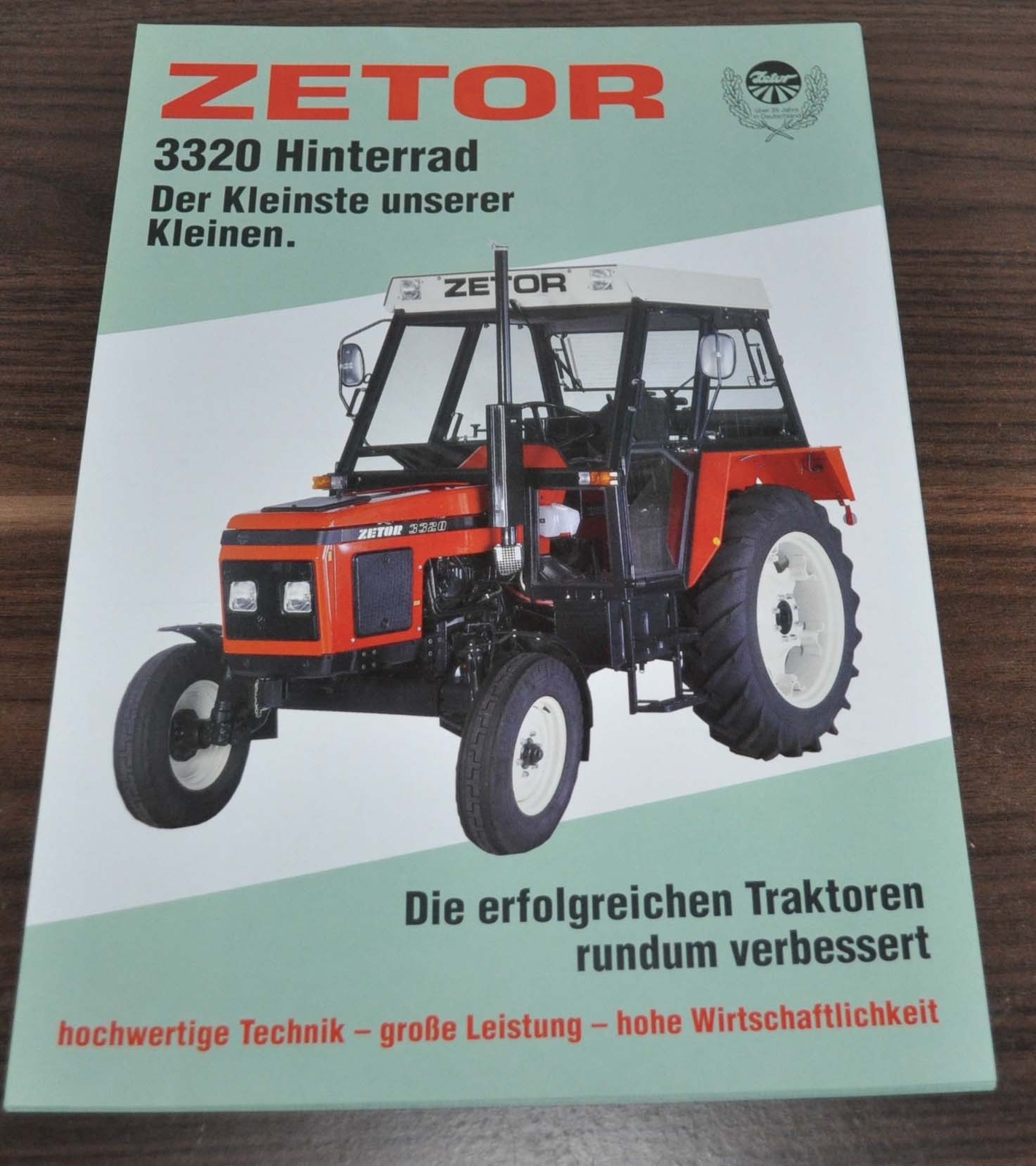 Zetor 3320 Hinterrad Tractor Specification Brochure Prospekt