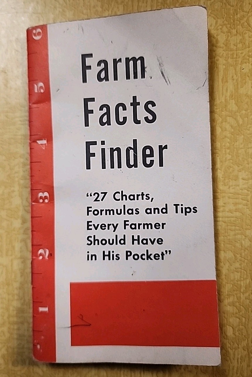 VTG 1966 M&W Farm Facts Finder Tractor Pocket Brochure John Deere Case IH Oliver