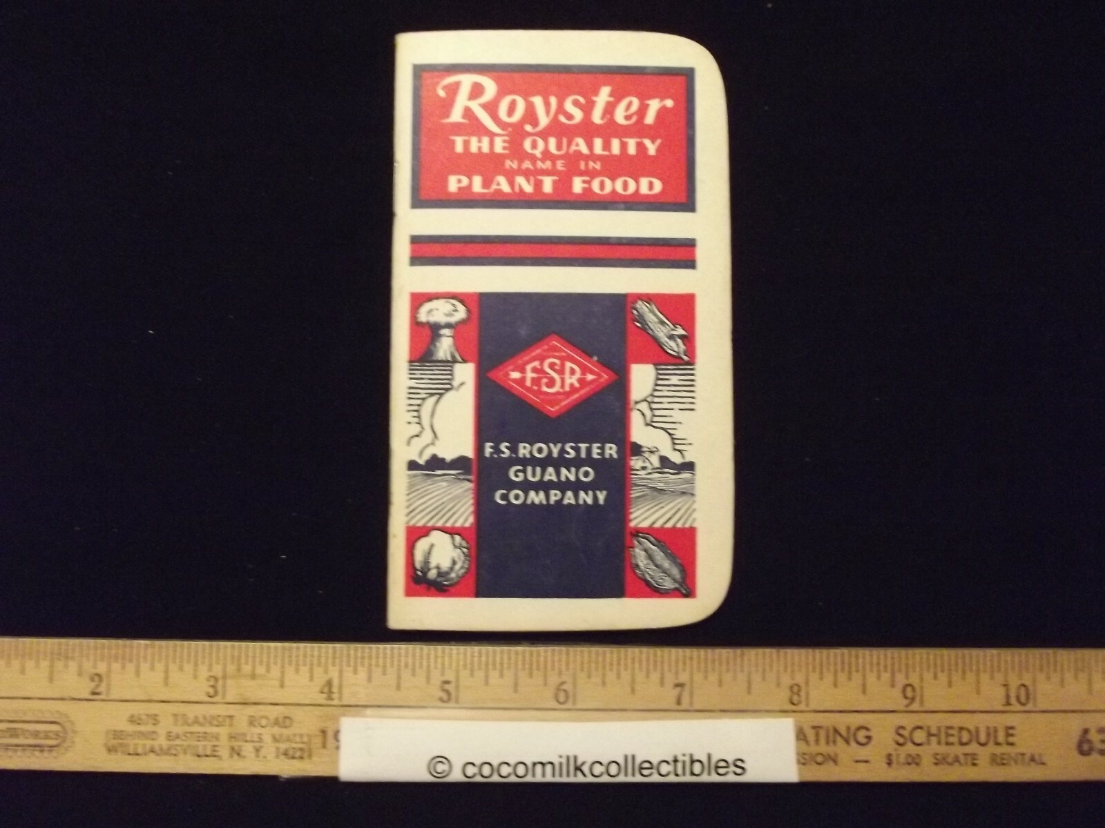 Postcard 1957 F S Royster Guano Company Plant Food Advertising Memo Pad Nice