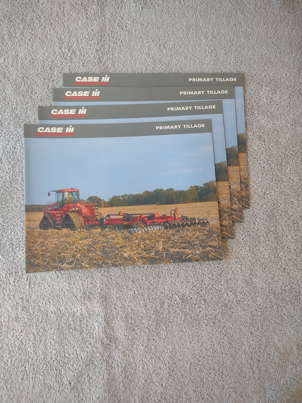 Case IH Primary Tillage Sales Brochures. Lot Of 4. MRX690. 6700. 6750. Ptx600.