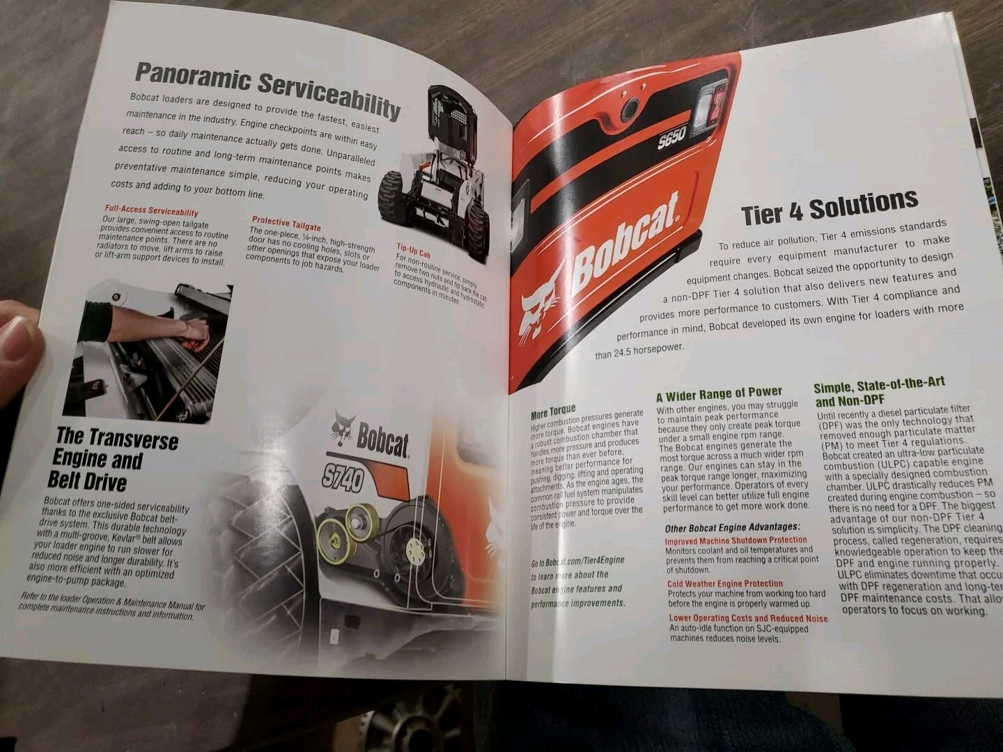 Factory Dealership Specs Brochures Bobcat Skid Steer Loader S70 S100 S130 & More