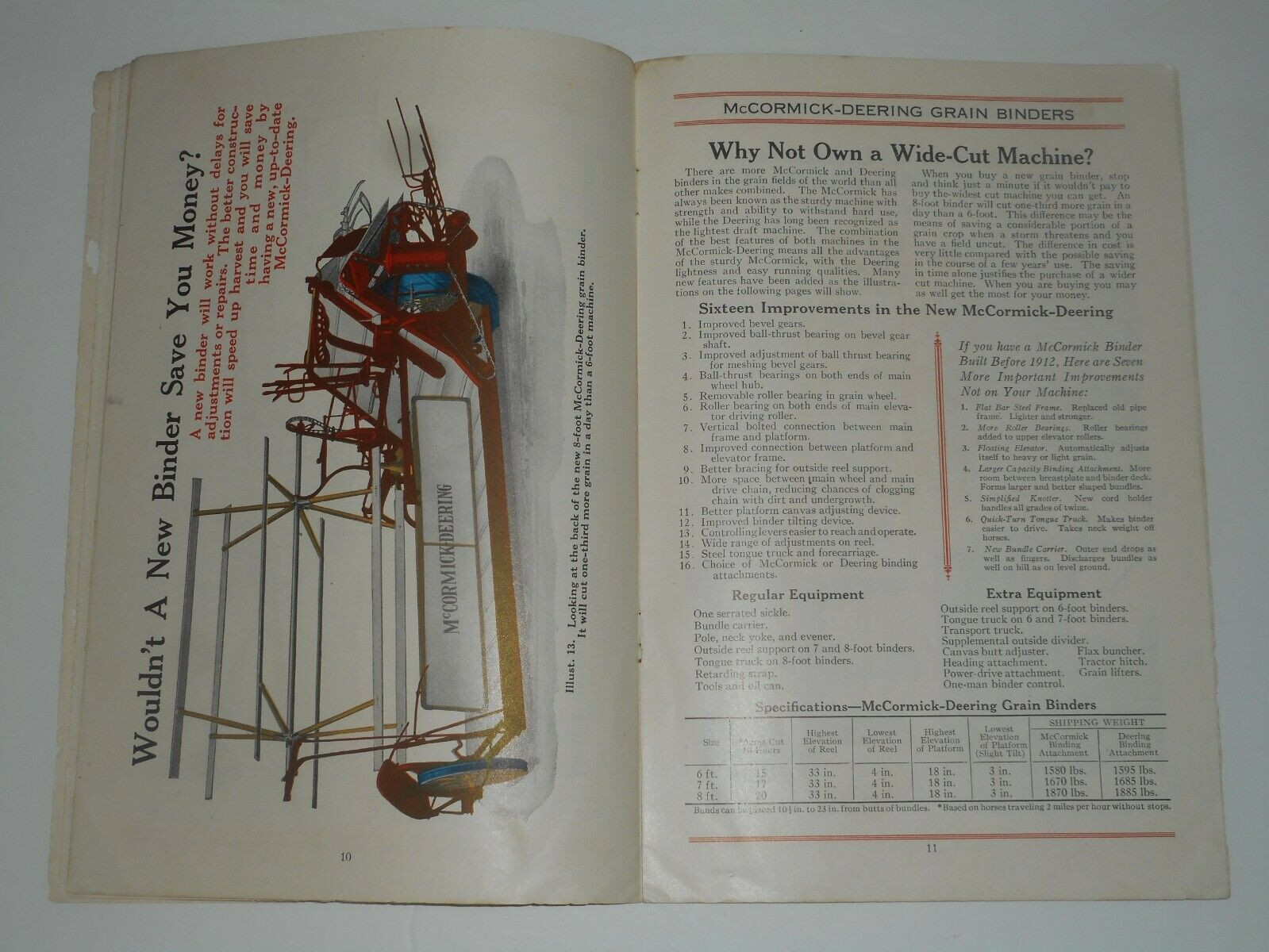 IH MCCORMIC DEERING REAPER CENTENNIAL 1831-1931 Grain Binders Sales Brochure