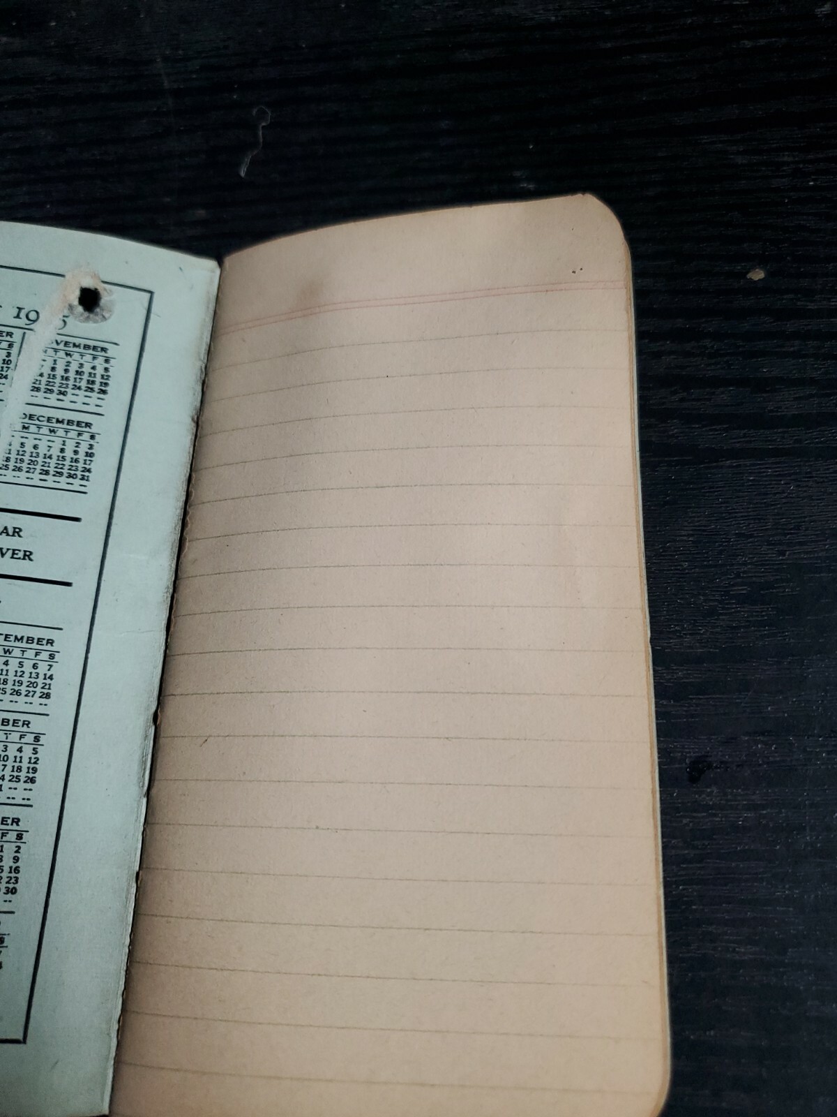 1956 Advertising Pocket Note Pad Flint & Walling Mfg. Co. Kendallville, Ind.