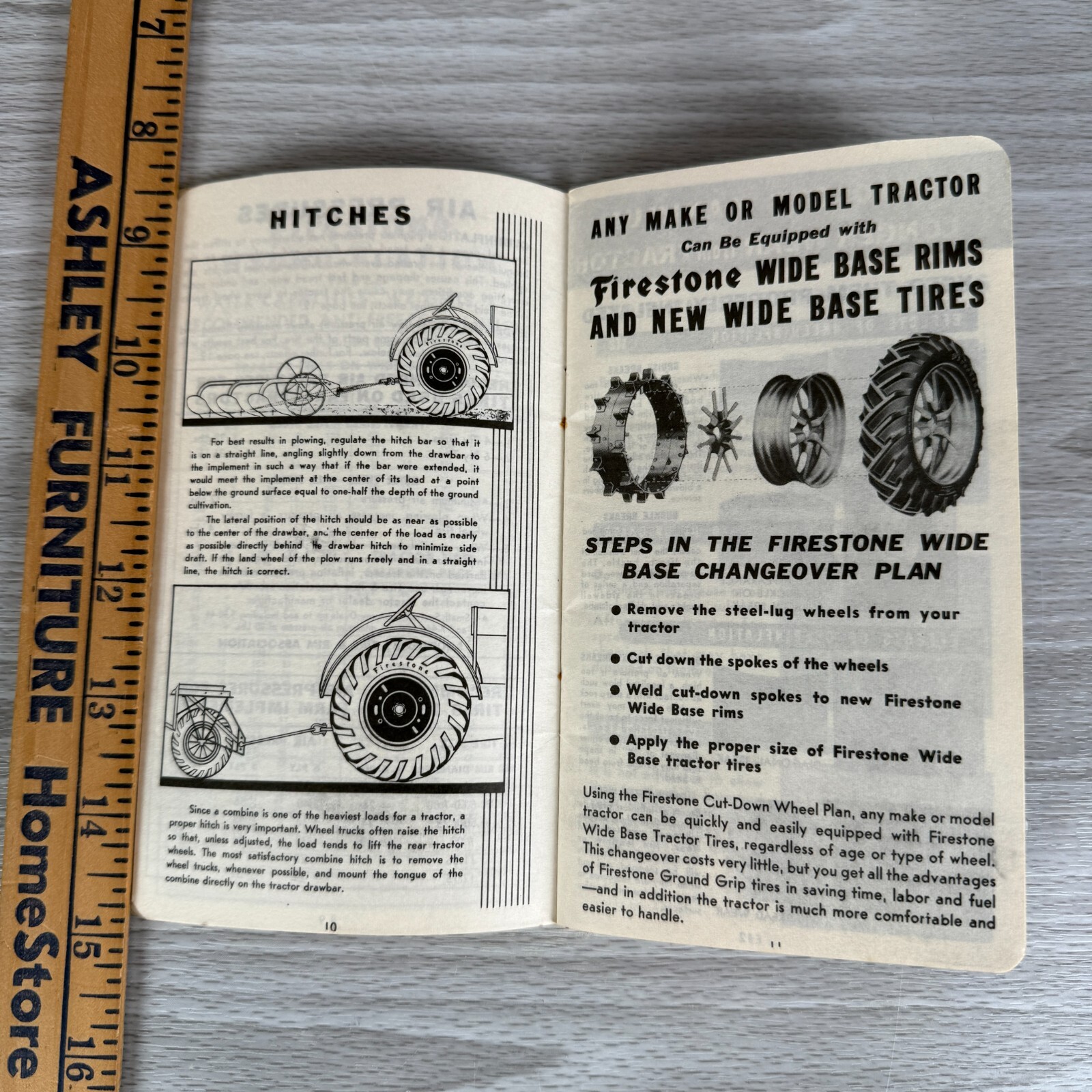 Vtg Notebook 1946 Firestone Farm Guide Book Income Expense Records USED WRITING