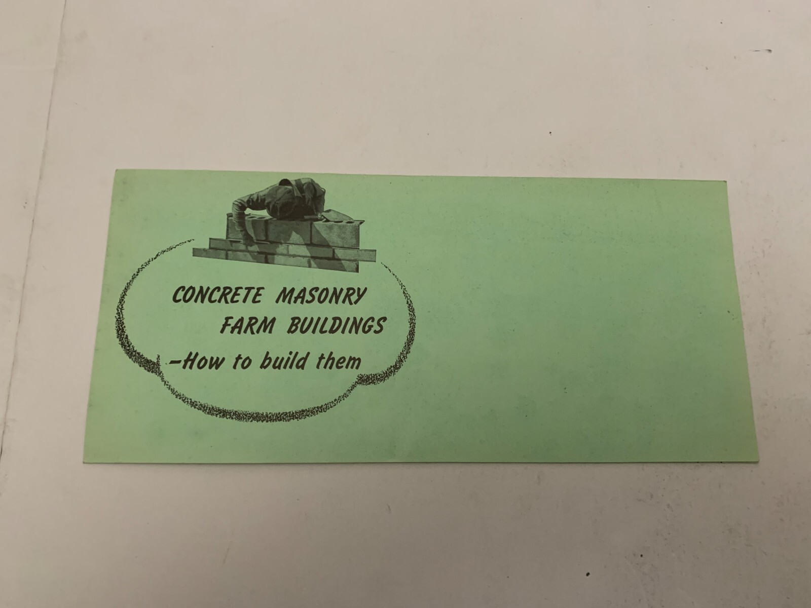 c1940 Portland Cement Co Des Moines Iowa Concrete Masonry Farm Building Brochure