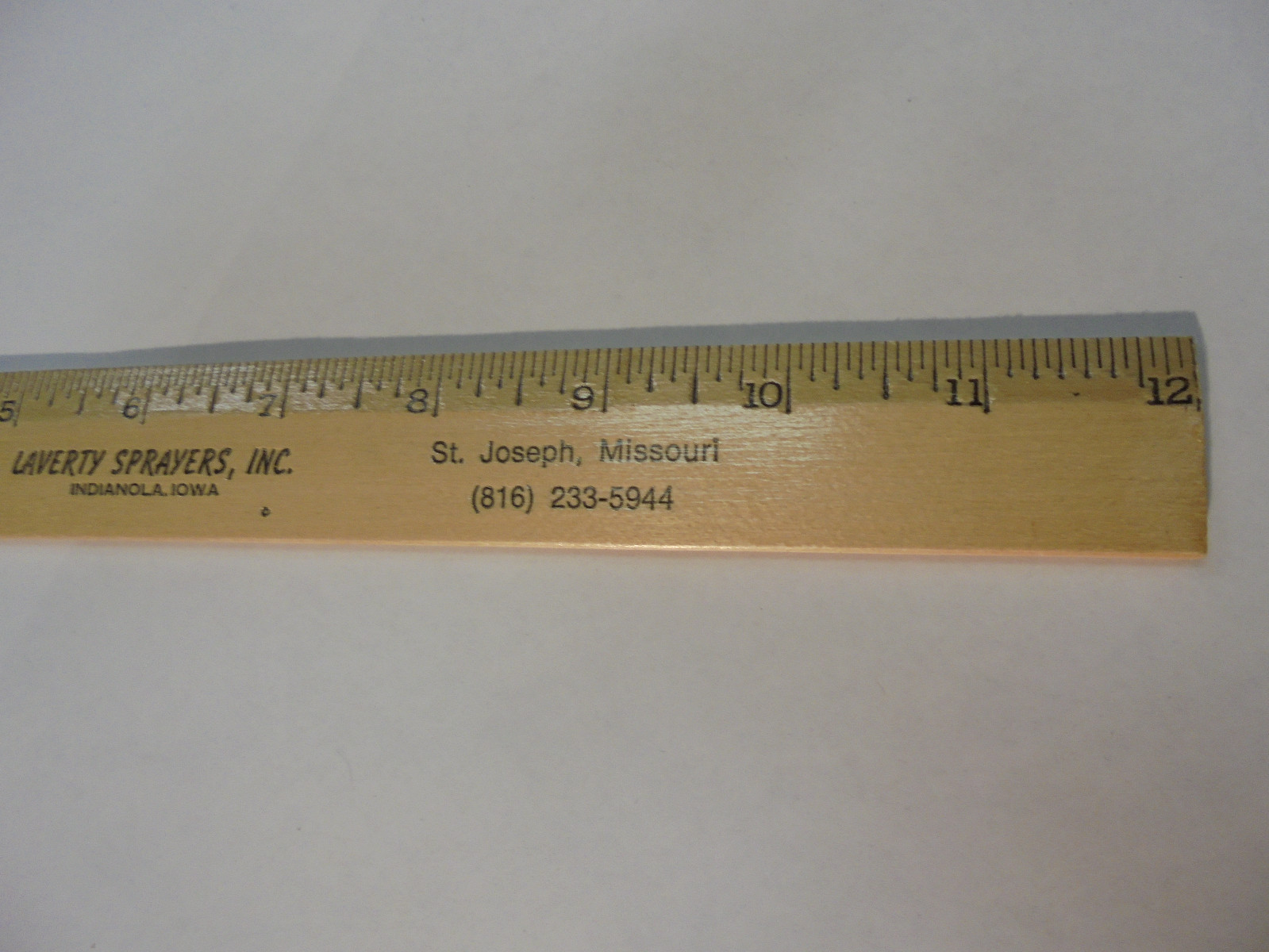 wooden ruler laverty sprayers indianola iowa st joseph missouri farm spraying