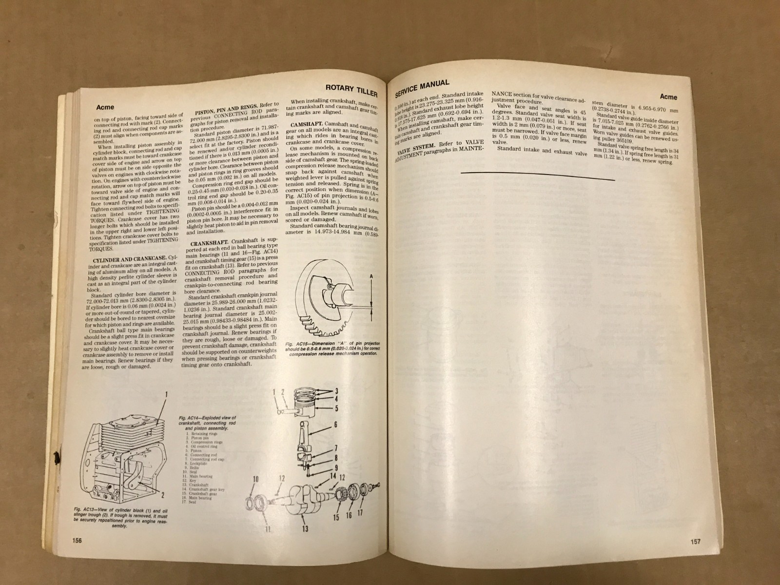 Vintage Intertec Rotary Tillery Service Manual – 3rd Edition