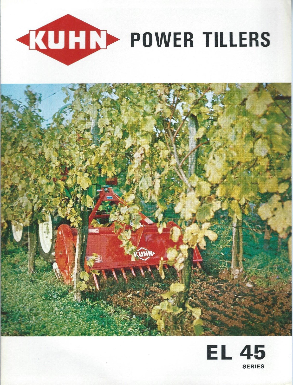 Farm Equipment Brochure – Kuhn – EL 45 series – Power Tiller – c1970&rsquo;s (F6186)