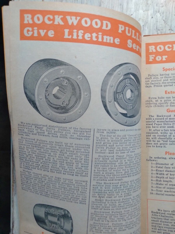 1938 R.R. Howell & Co. Thresher & Power Farming Supplies Saw Mill Accessories