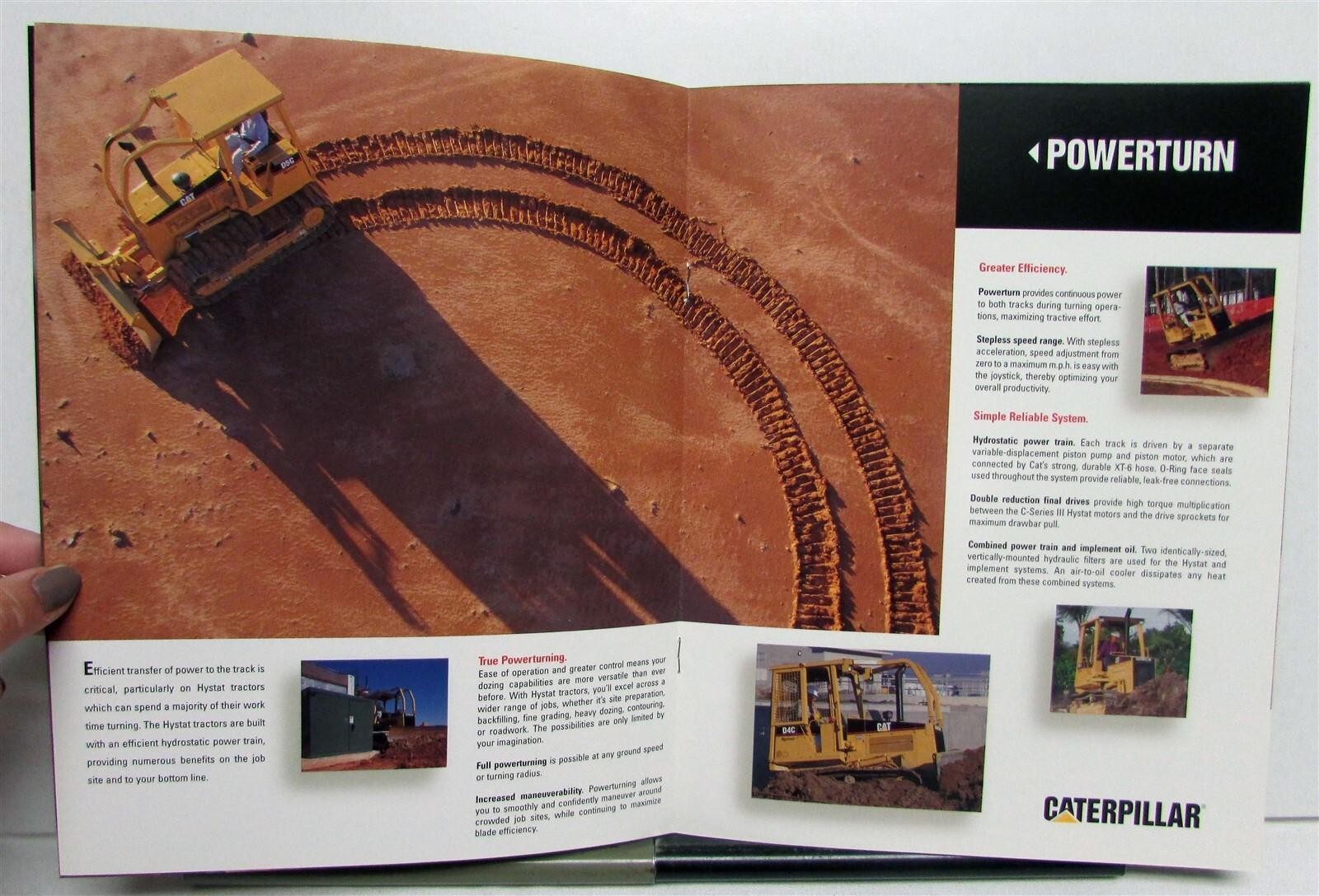 1990s Caterpillar C Series III Hystat Track Type Tractors Construction Brochure