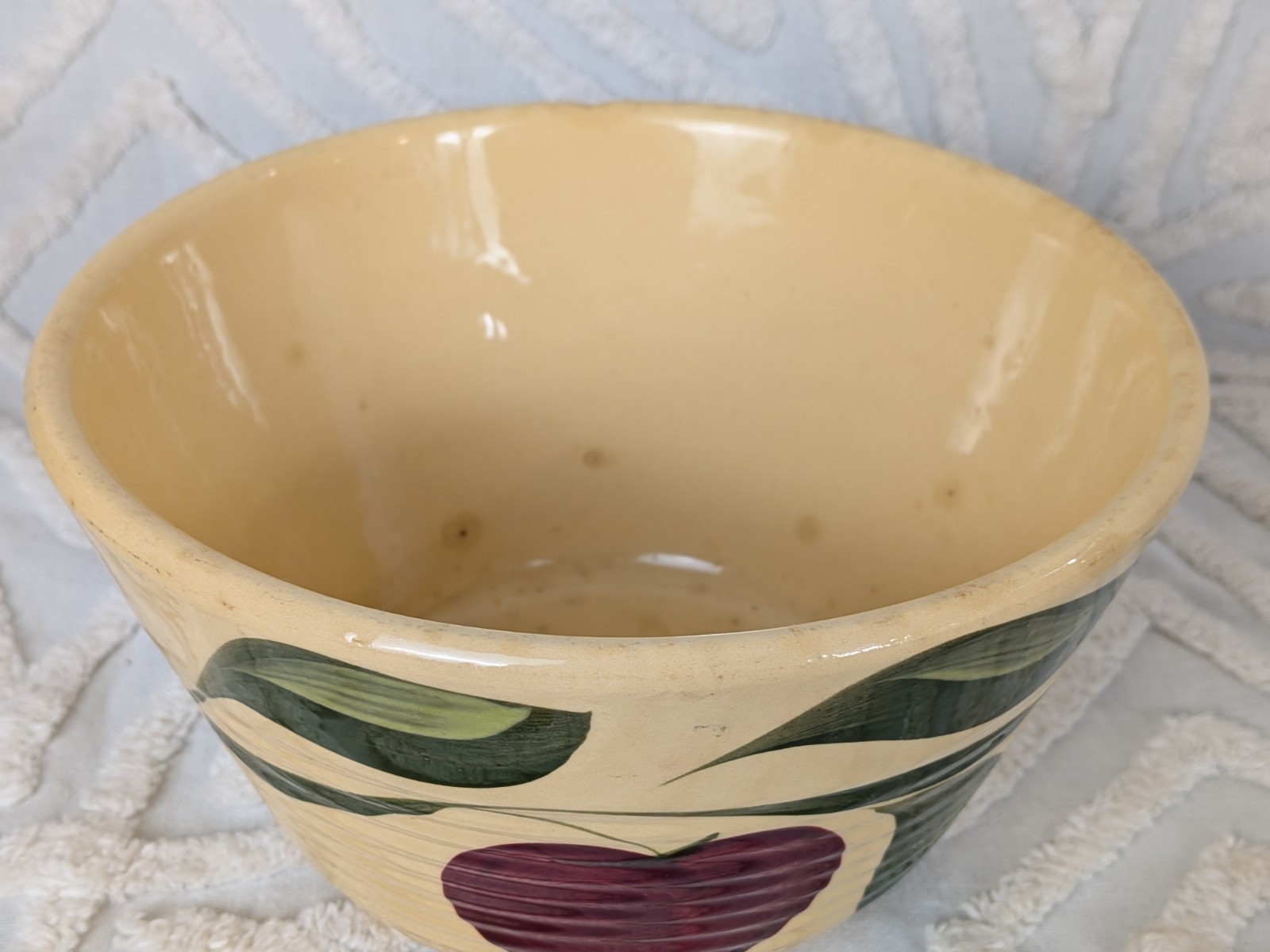 Vintage Watt Apple Bowl Advertising #7 Made in USA – Sellman Feed Service