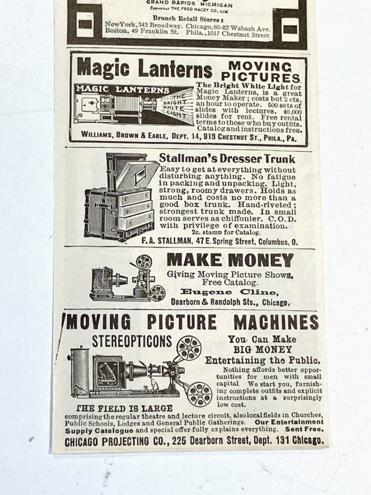 early 1900s print Ad Waukesha Arcadian Water WISCONSIN