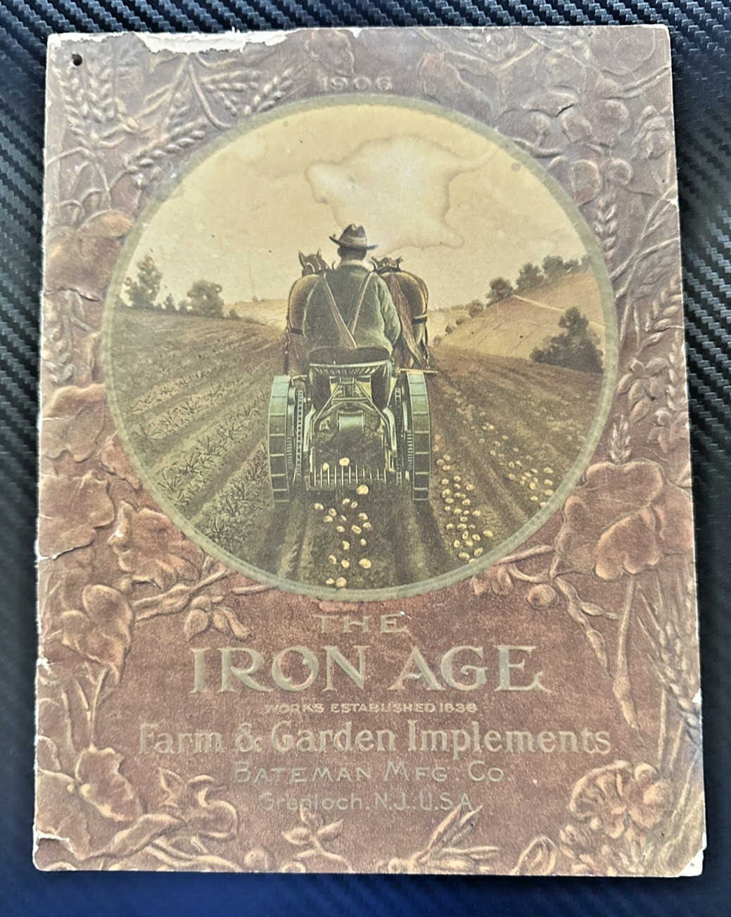 1906 IRON AGE Farm and Garden Implements ORIGINAL Catalog