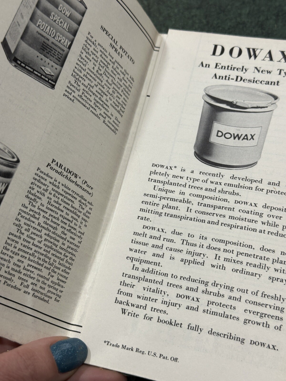 DOW Chemical When and how to spray insecticide and fungicides booklet